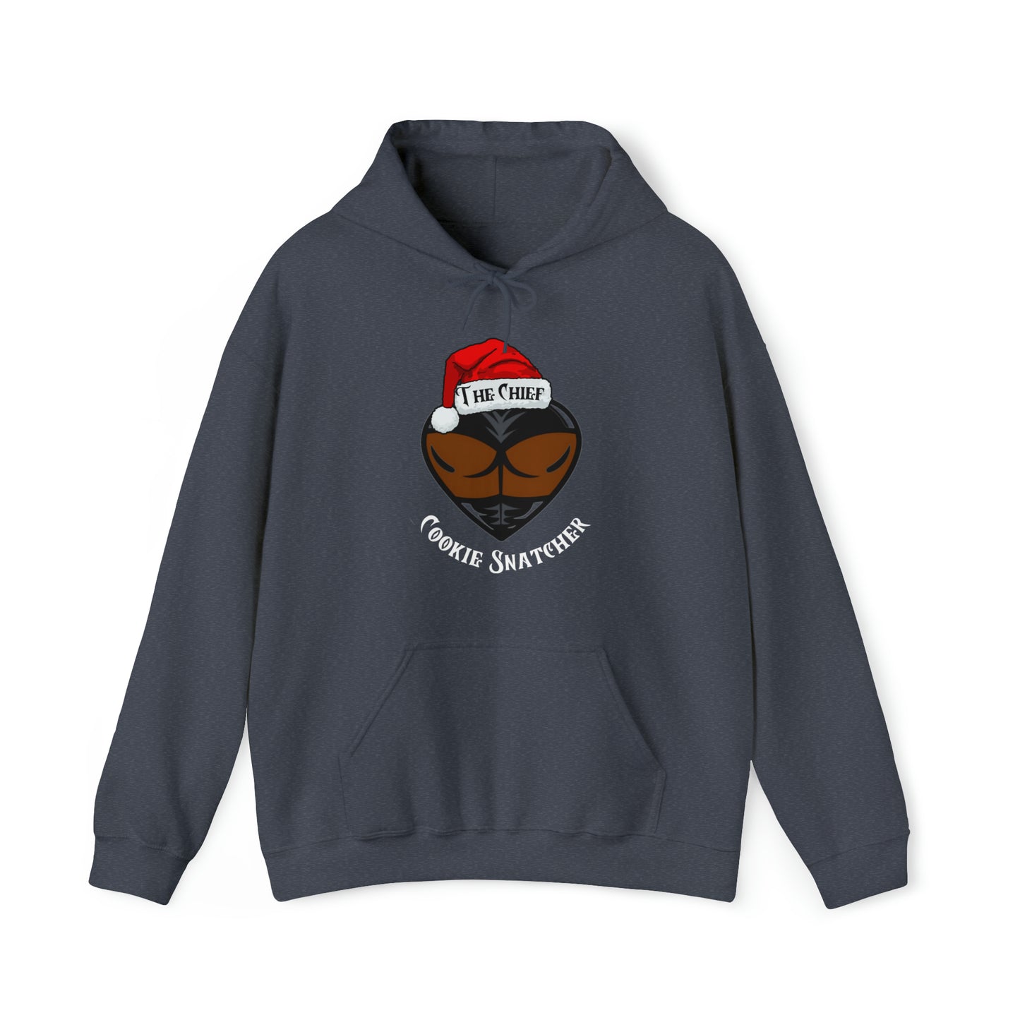 The Chief Chocolate Cookie Snatcher Men's Hoodie, Naughty Christmas Sweater For Chocolate Cookie Lovers