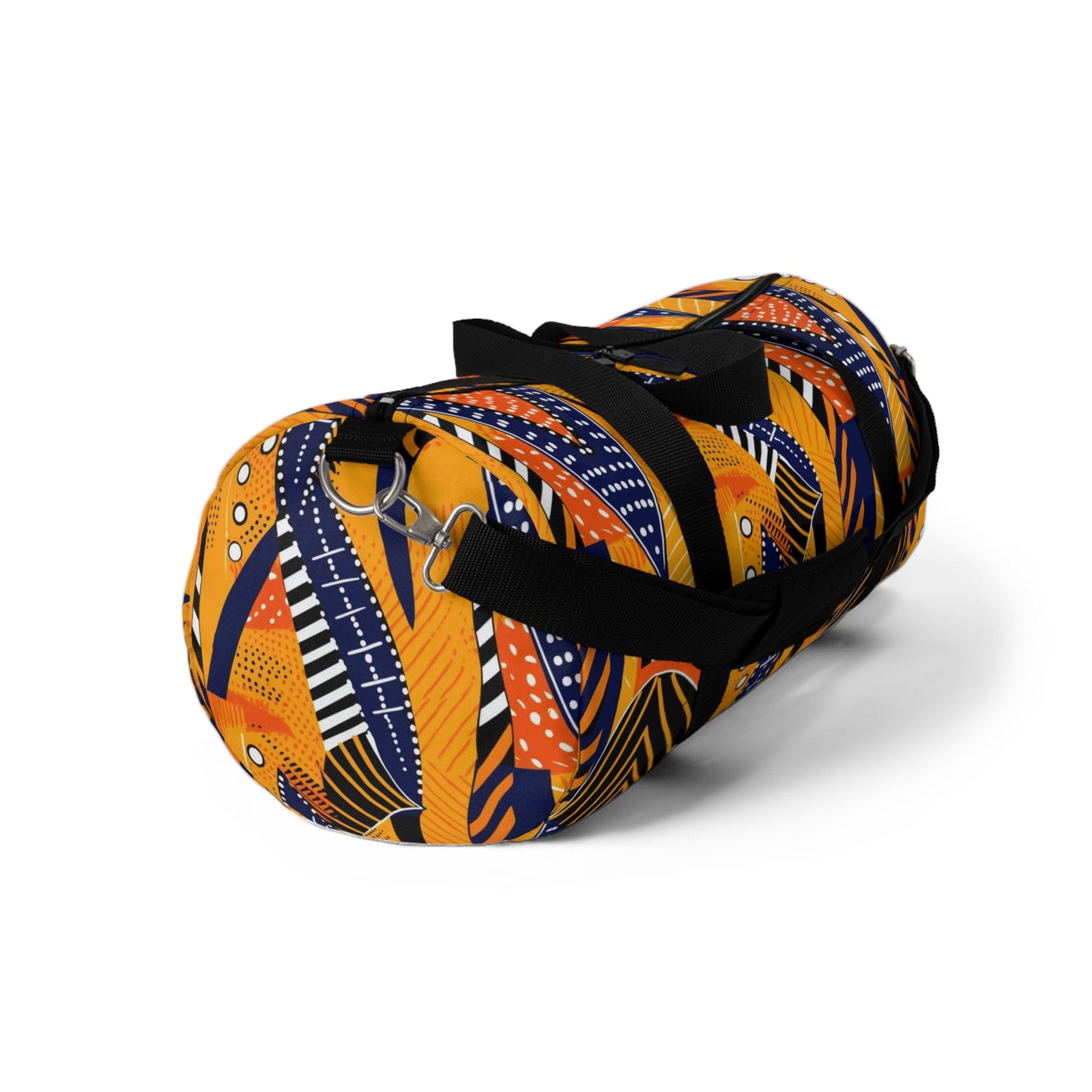 African Kente Inspired Print Duffel Bag ,Ethnic Print Travel Bag