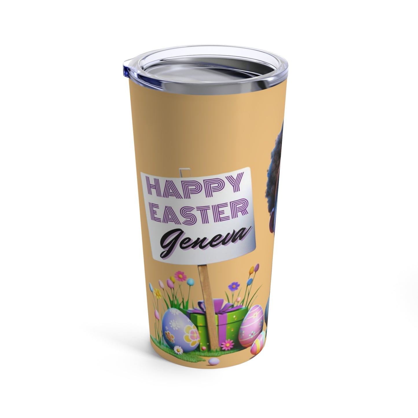 Personalized Name Easter Themed 20 oz Reusable Tumbler