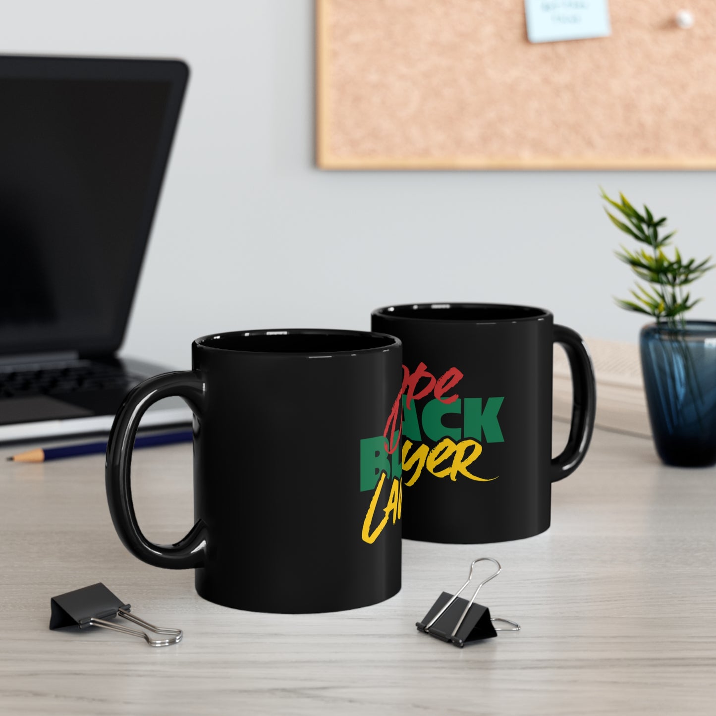 Dope Black Lawyer Black Ceramic 11 Oz Coffee or Tea Mug, Black Attorney Coffee Cup