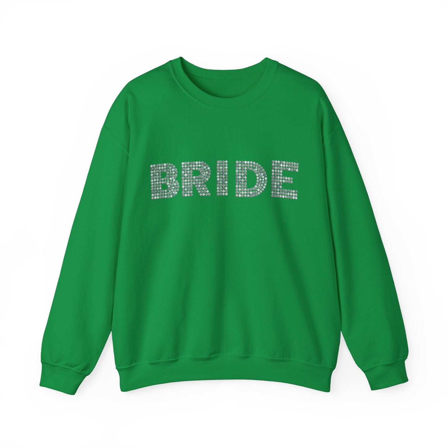 Diamond Print Bride Women's Crewneck Sweatshirt,  Shimmering Elegance Bride To Be Sweatshirt