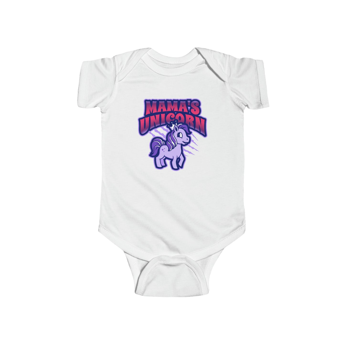 Unicorn Baby Onesie, Baby Unicorn Gear, Mama's Perfect Princess Onesie, Unicorn Baby Shower Gift - Free Shipping