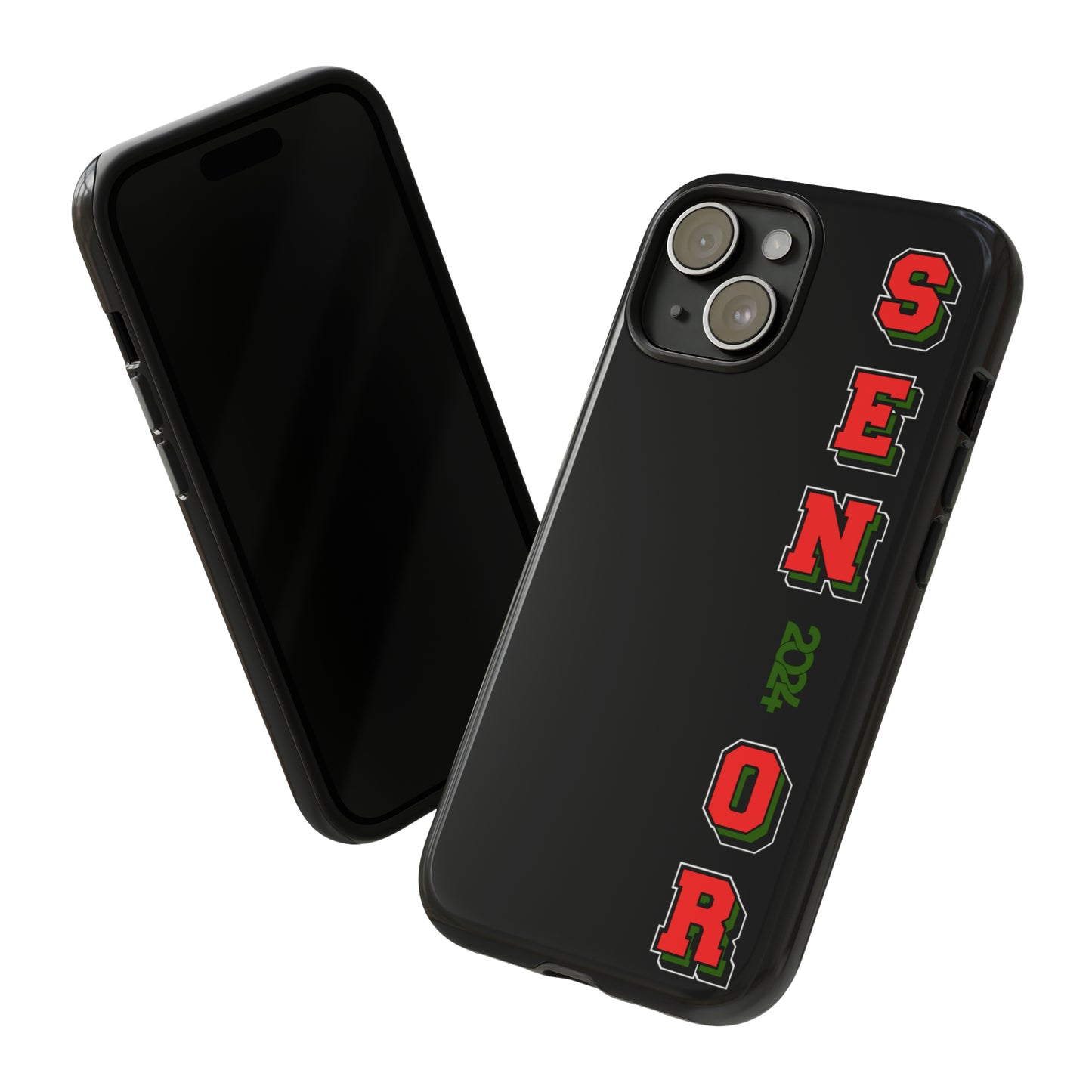 Red Black and Green Pan African Senior Class of 2024 Iconic Double-Layer Phone Case