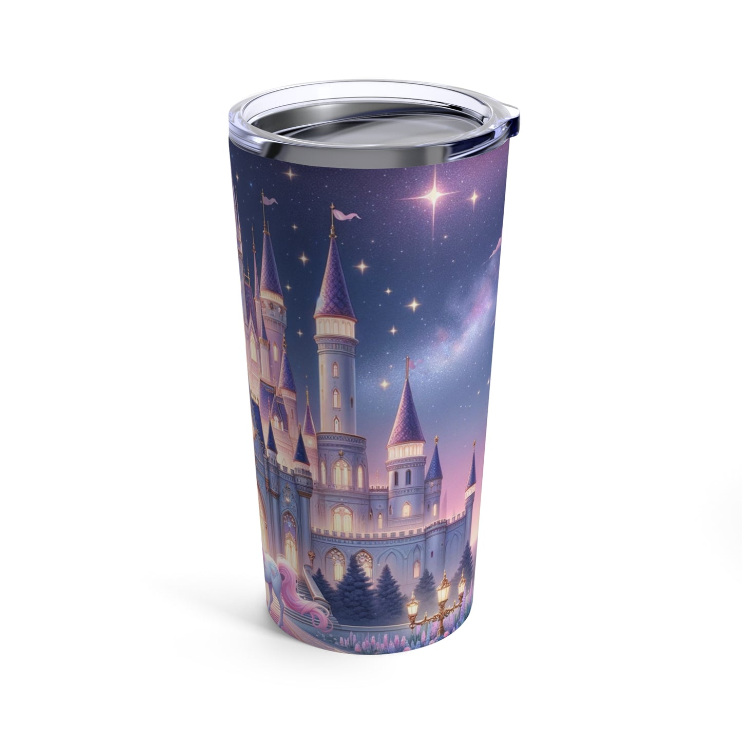 Magical Princess Castle 20oz Tumbler, Unicorn Fantasy Cup, Enchanted Castle Drinkware