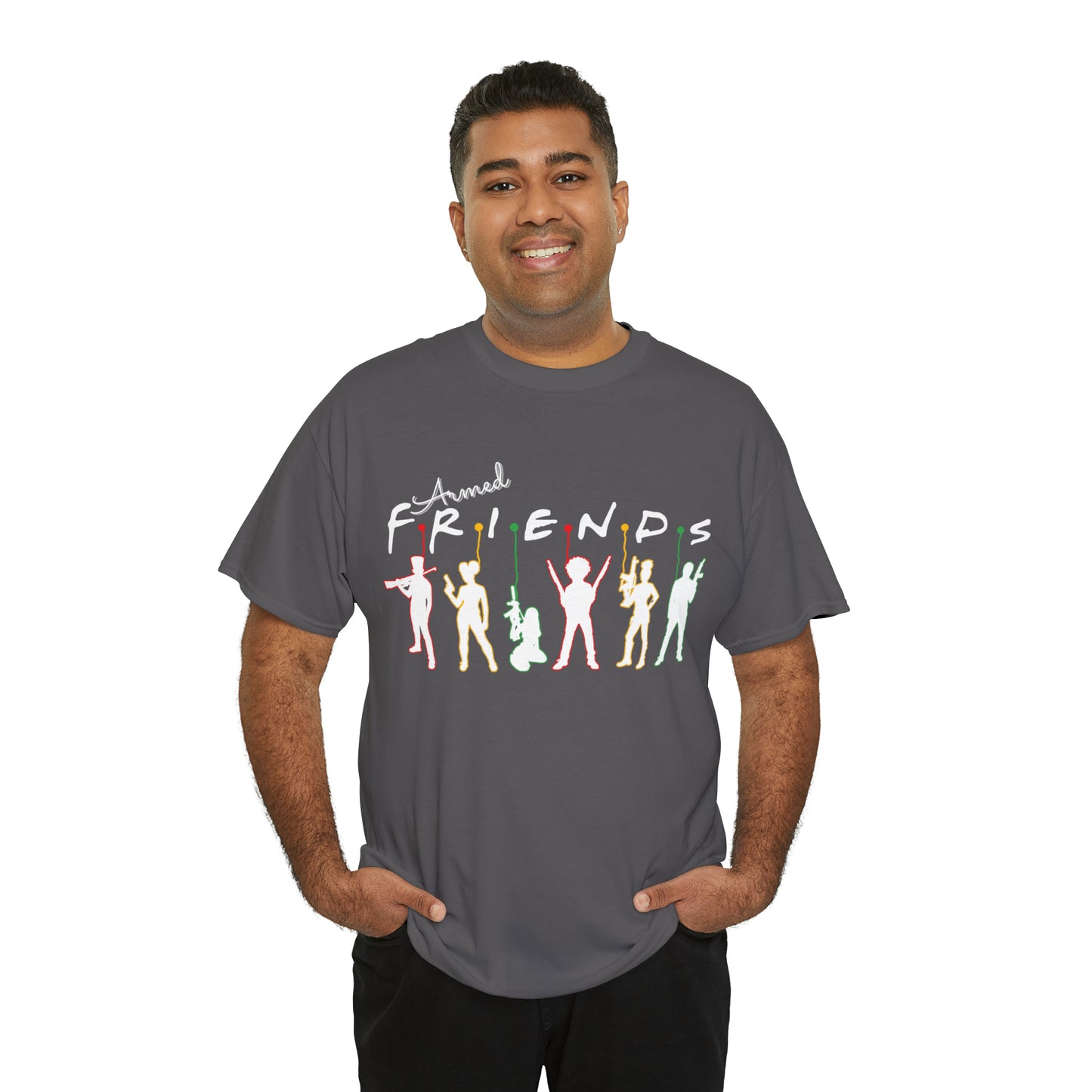 Armed Friends Unisex Cotton T-Shirt, 2nd Amendment Friends Who Shoot Together T-Shit