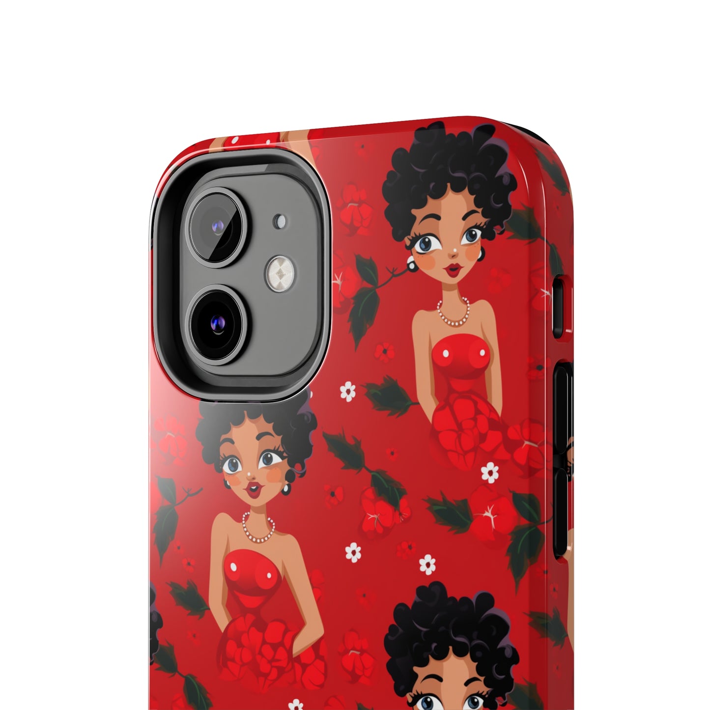 Black Betty Tough iPhone Case, African American Betty Boop iPhone Case