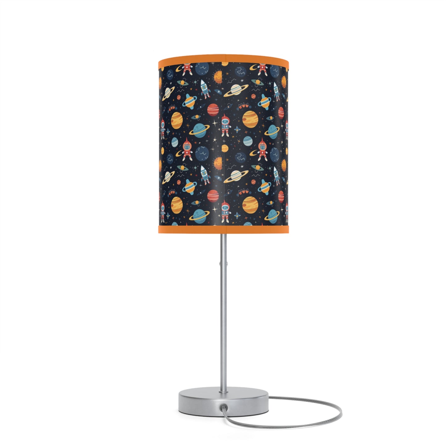 Galactic Explorer Space-Themed Table Lamp for Children's Bedrooms