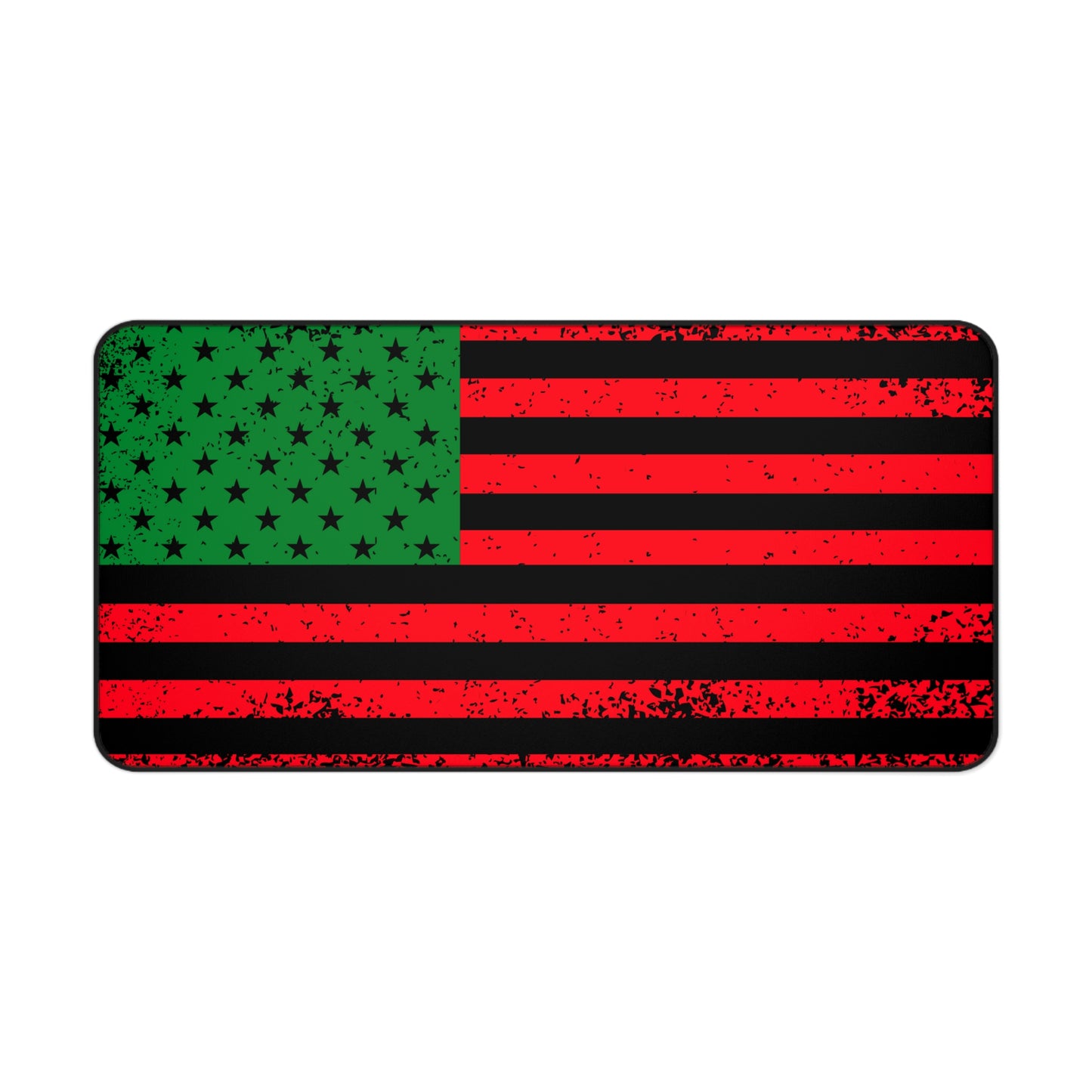 Black American Flag Cleaning Mat, Pew Pew Pan African Cleaning Mat