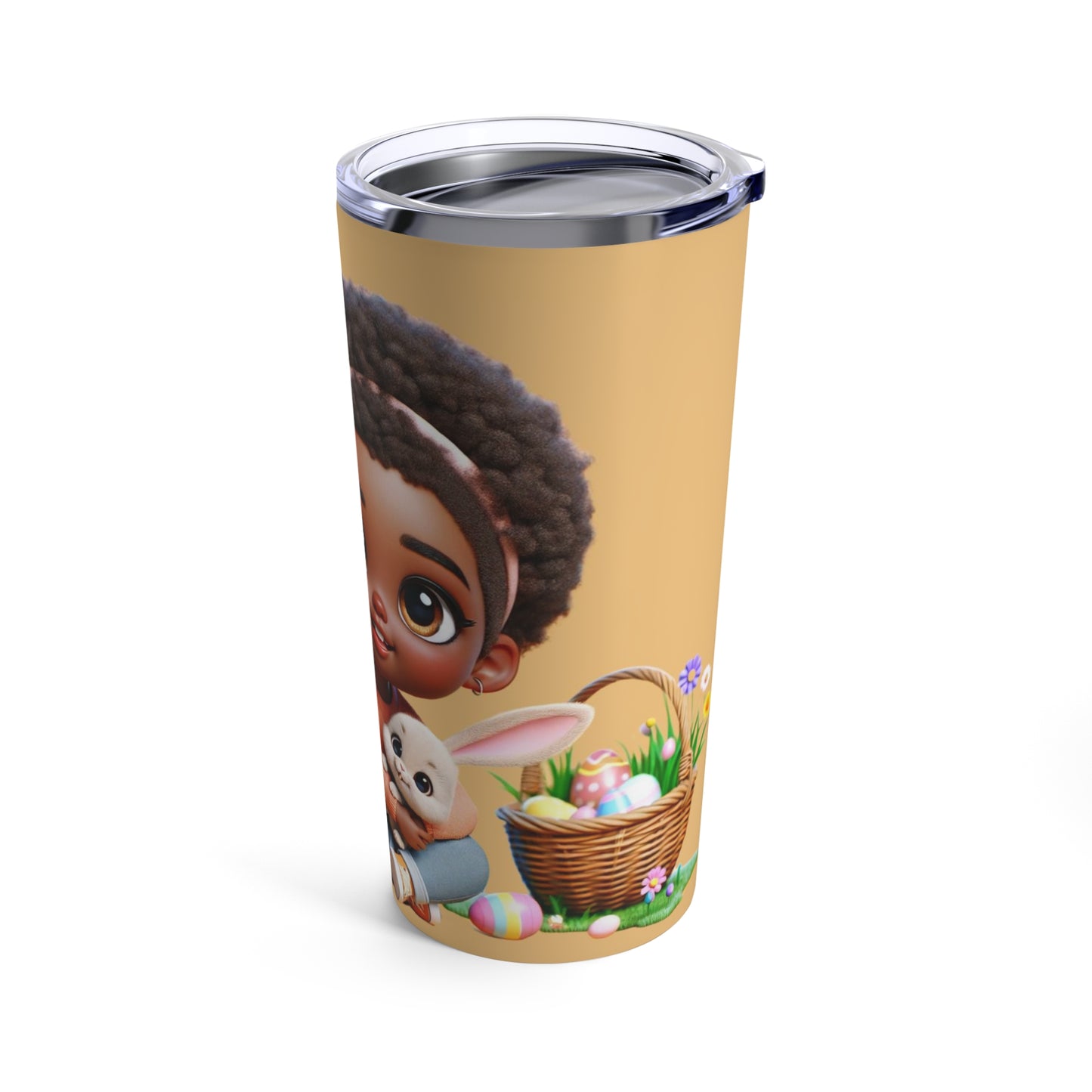 Personalized Name Easter Themed 20 oz Reusable Tumbler