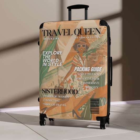 Customizable Travel Queen Rolling Luggage -Personalized Travel Bag