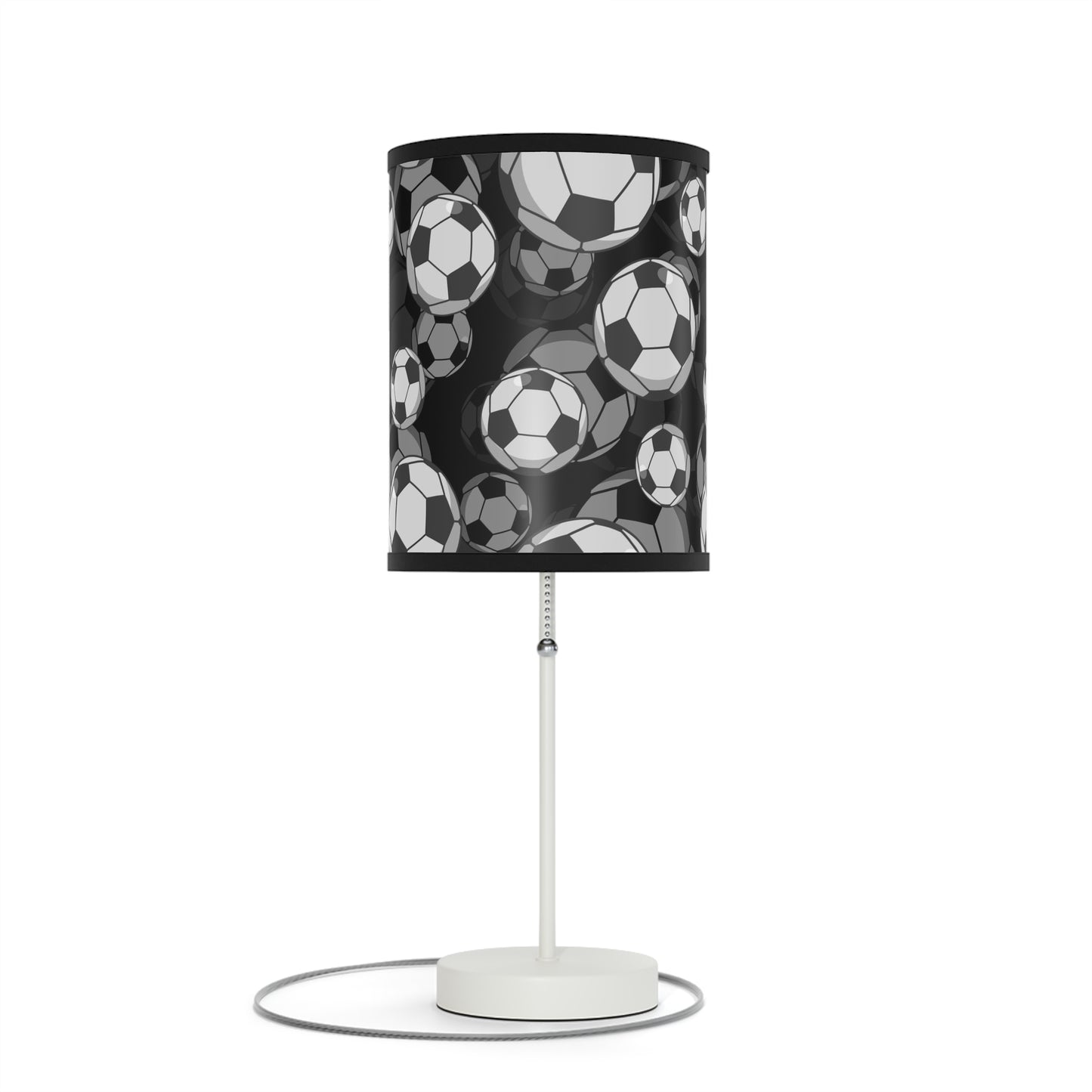 Soccer Fan Table Lamp, Soccer Player Merch, 3D Soccer Lamp Shade, Sports Player Gift - Free Shipping