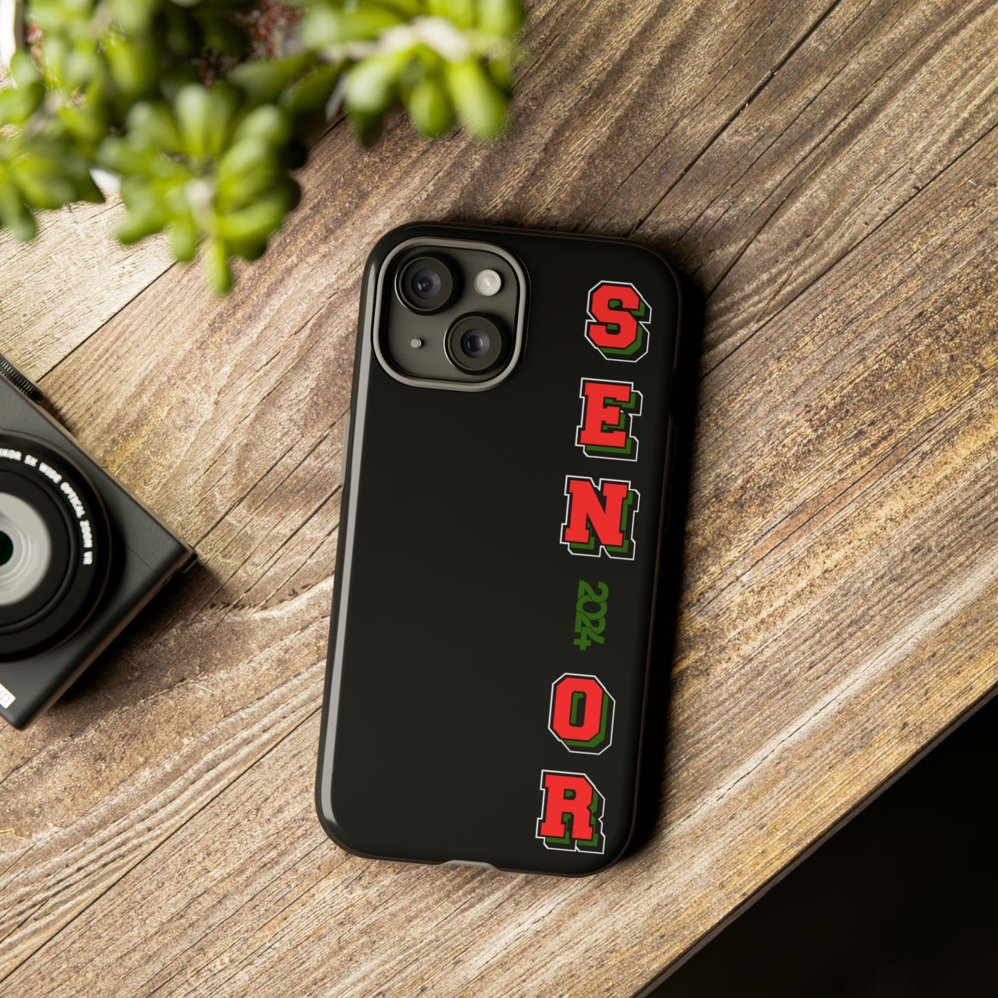 Red Black and Green Pan African Senior Class of 2024 Iconic Double-Layer Phone Case