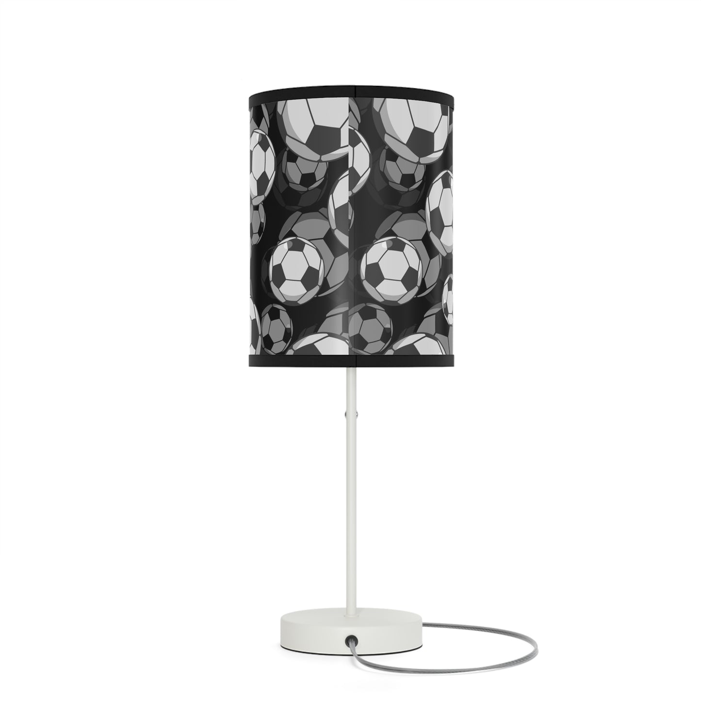 Soccer Fan Table Lamp, Soccer Player Merch, 3D Soccer Lamp Shade, Sports Player Gift - Free Shipping