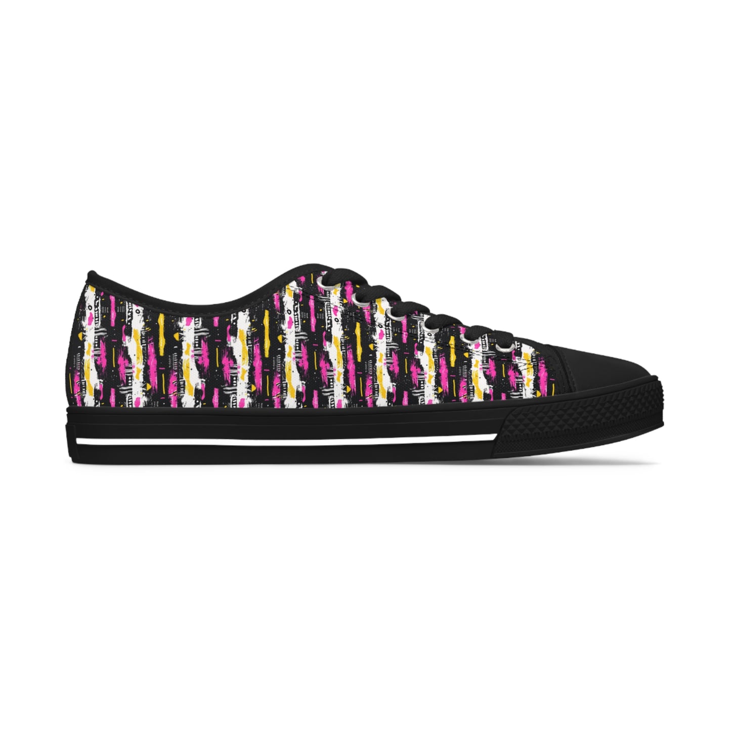 Women's Abstract Print Sneakers, Artistic Footwear