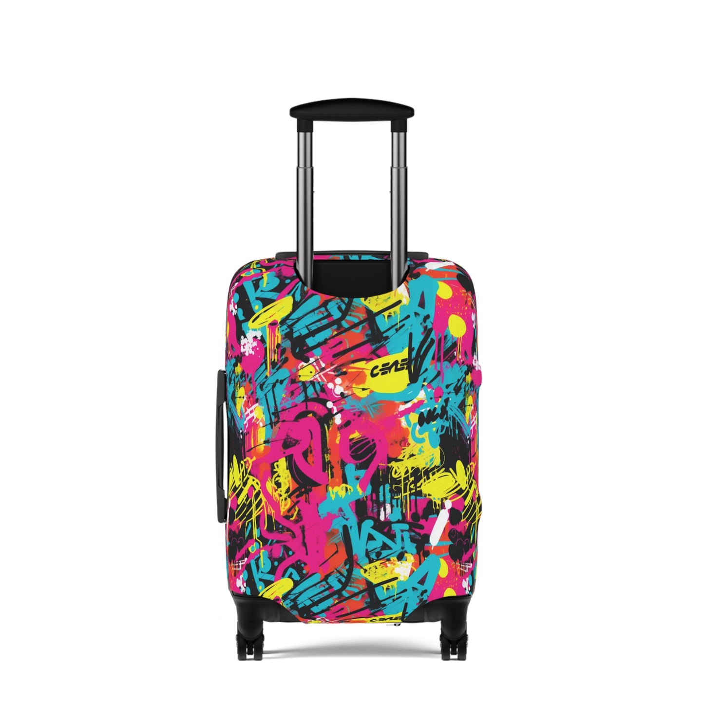 Urban Graffiti Pop ArtLuggage Cover, Street Art Suitcase Luggage Protector For Kids