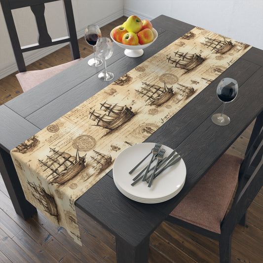 Pirate Party Table Cloth, Swashbuckling Event Decor