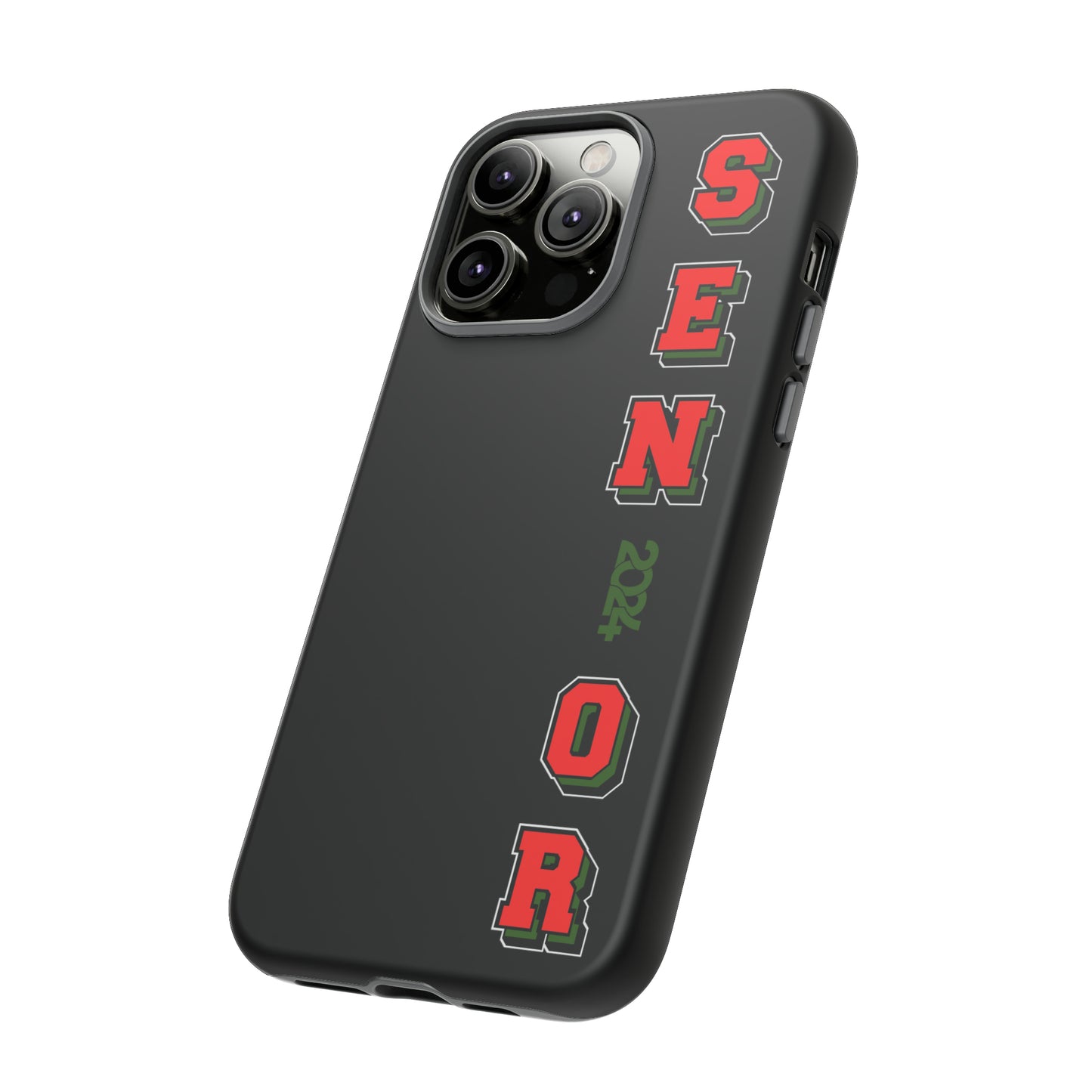 Red Black and Green Pan African Senior Class of 2024 Iconic Double-Layer Phone Case