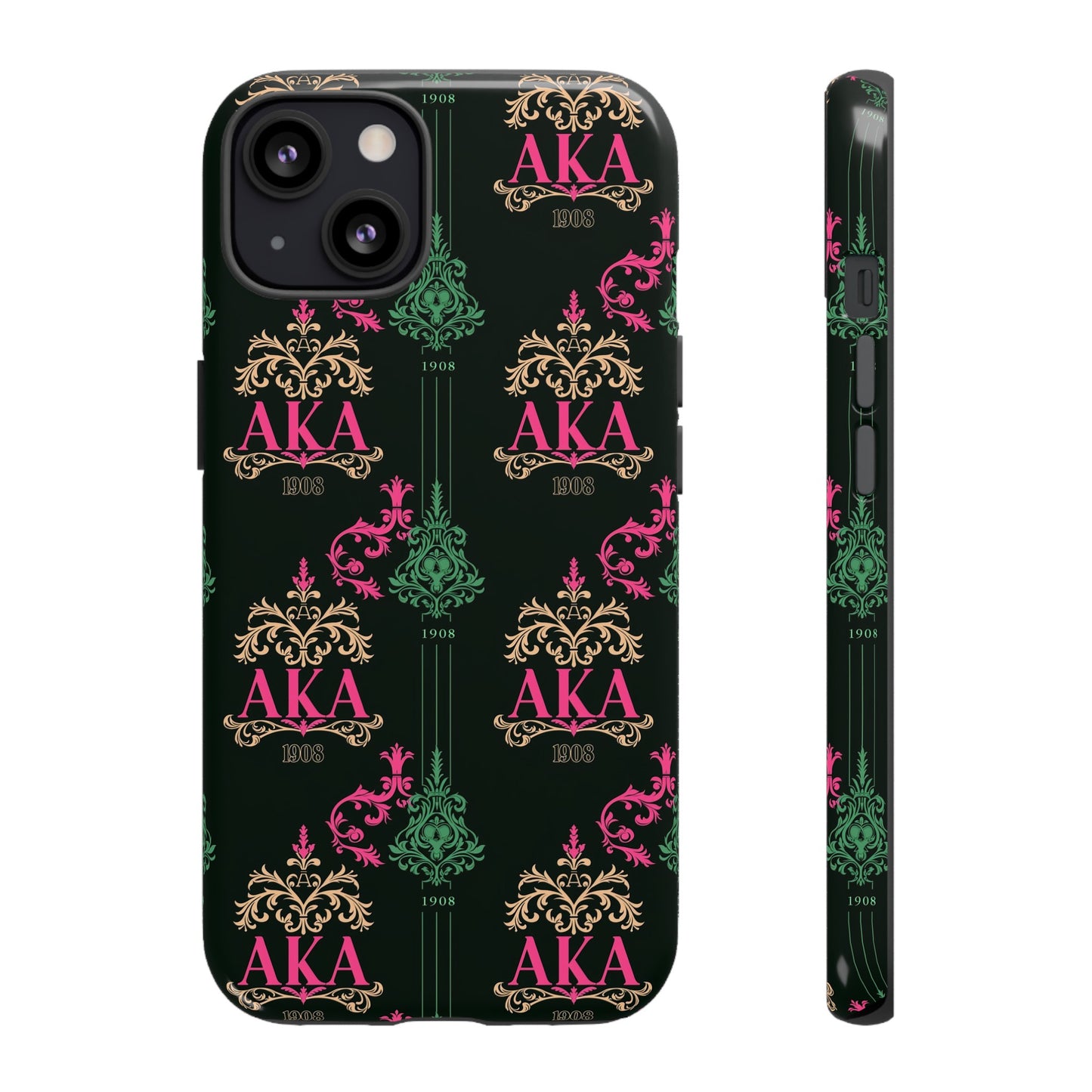 Alpha Kappa Alpha Tough iPhone Case, Dual-Layer Protection