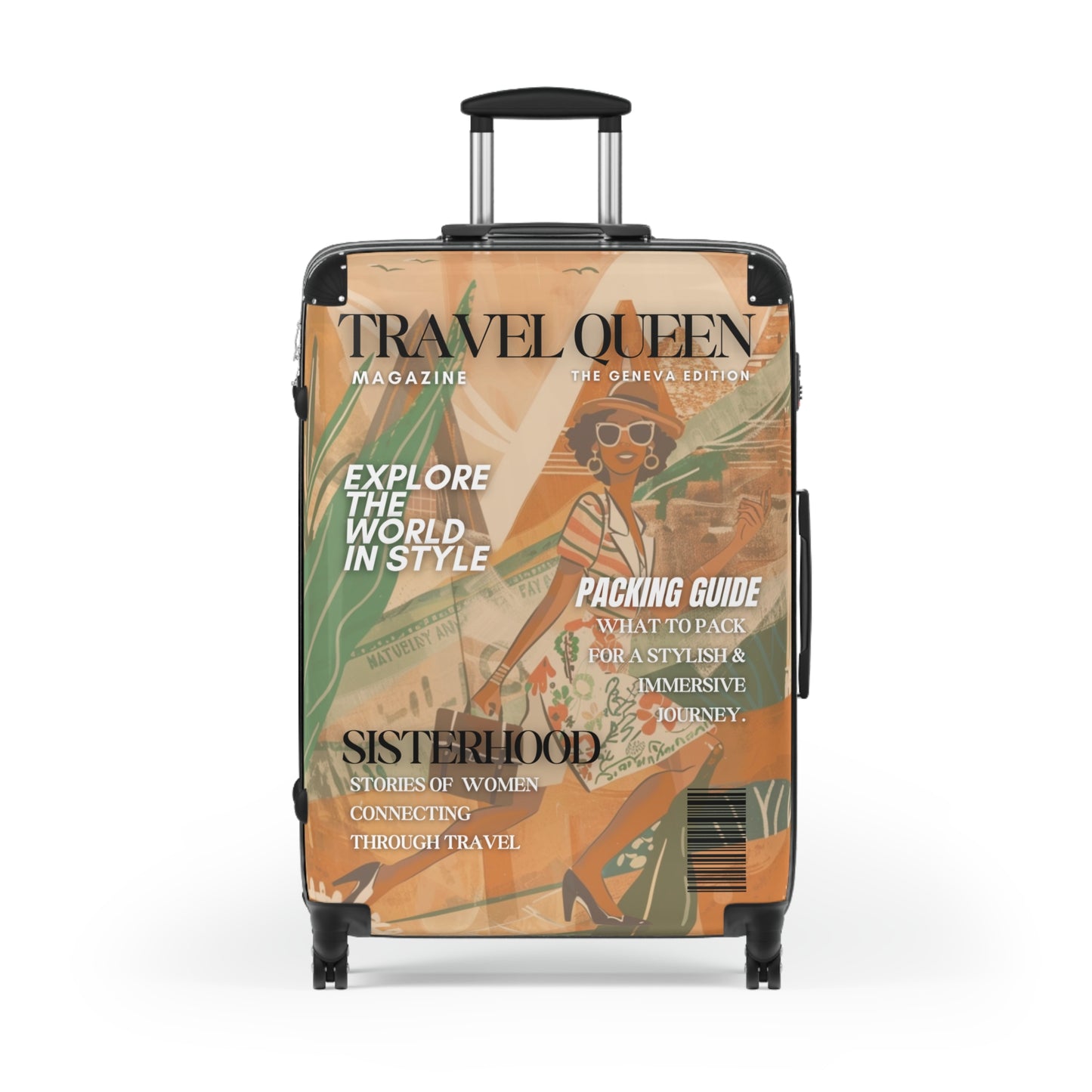 Customizable Travel Queen Rolling Luggage -Personalized Travel Bag