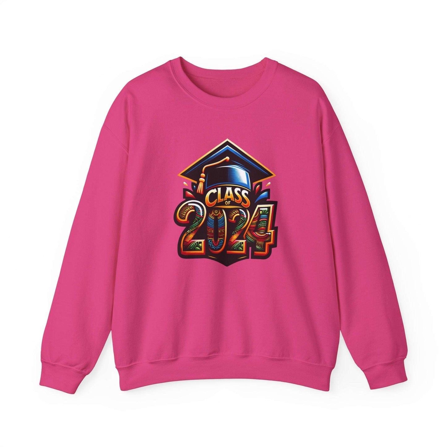 Afrocentric Senior Sweatshirt, Class of 2024 Black Culture Sweater