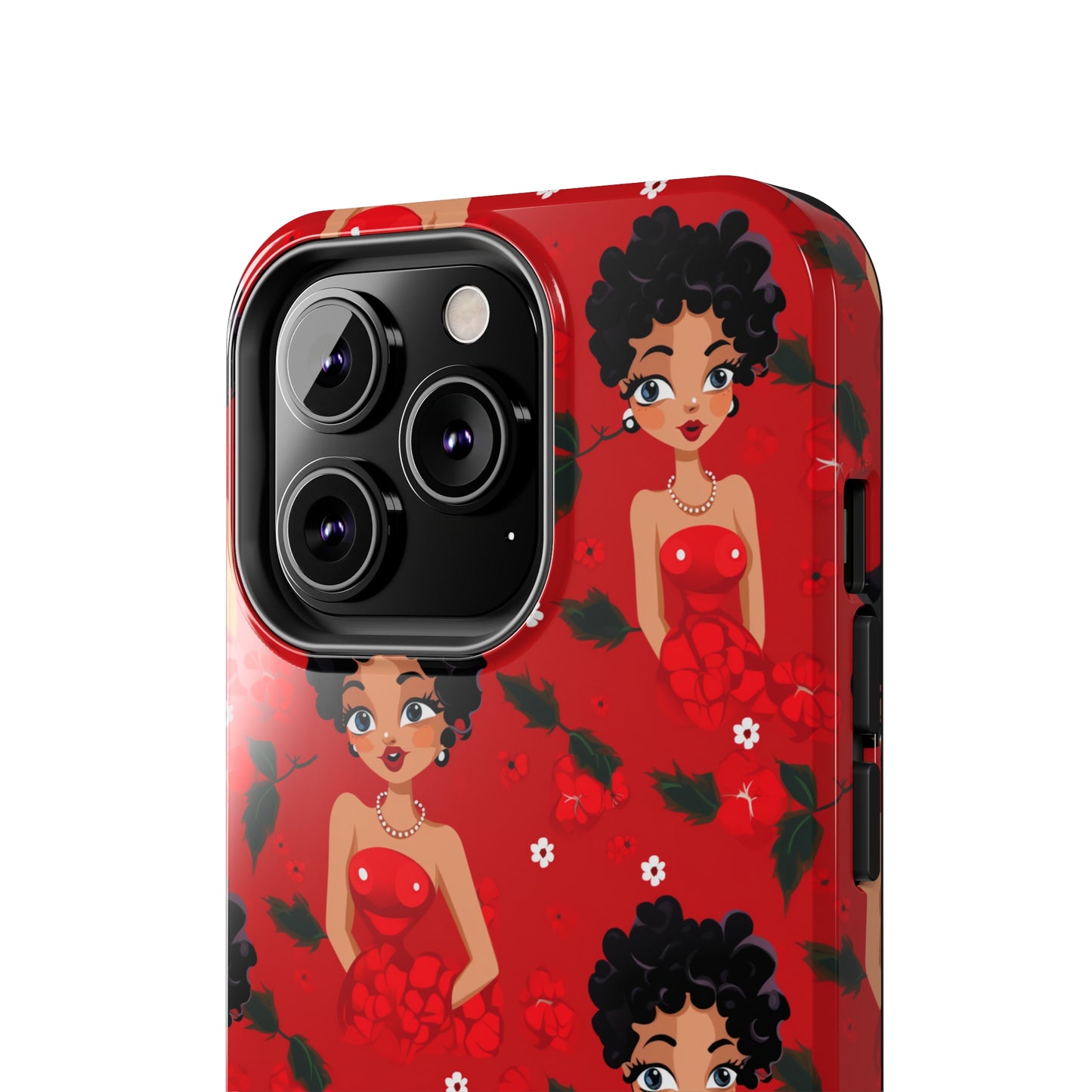 Black Betty Tough iPhone Case, African American Betty Boop iPhone Case