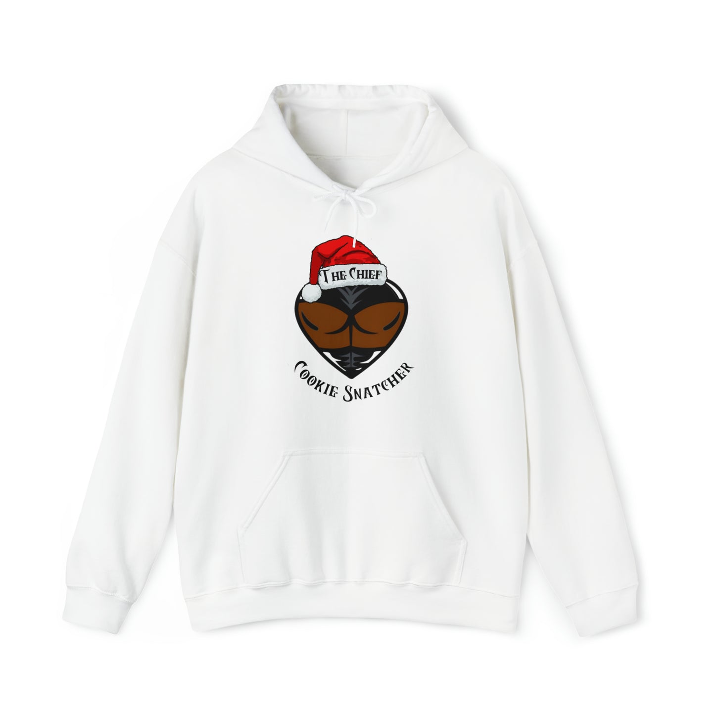 The Chief Chocolate Cookie Snatcher Men's Hoodie, Naughty Christmas Sweater For Chocolate Cookie Lovers