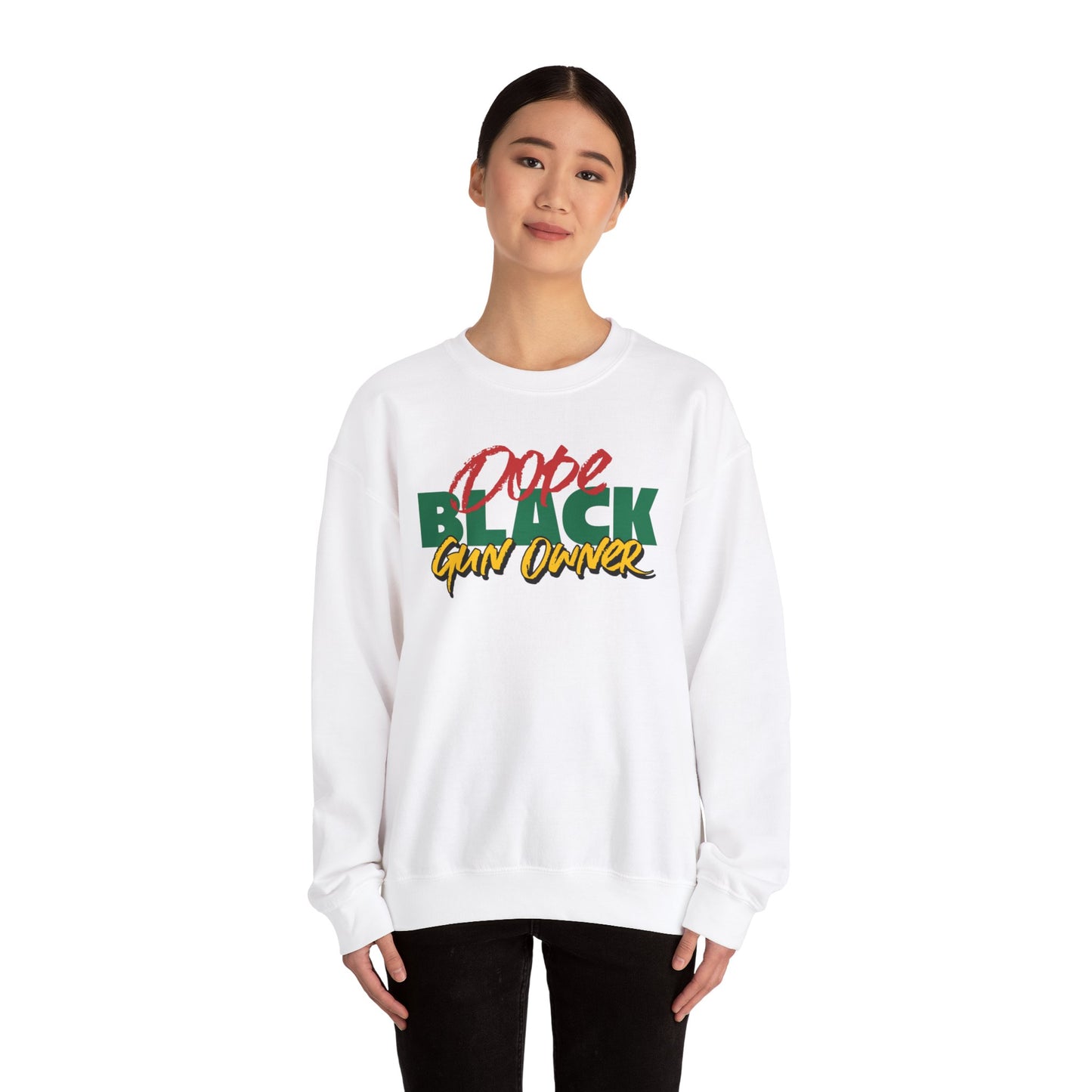 Dope Black Gun Owner Unisex Sweater, Black Self Defense Sweatshirt