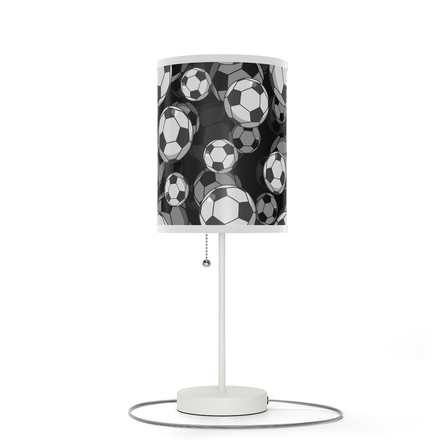 Soccer Fan Table Lamp, Soccer Player Merch, 3D Soccer Lamp Shade, Sports Player Gift - Free Shipping