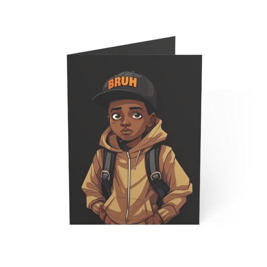 Happy Valentines Day Bruh Day Cards, Cool Valentines Day Cards For School Aged Kids, Bruh Valentine  Day Greeting  (1, 10, 30, and 50pcs),