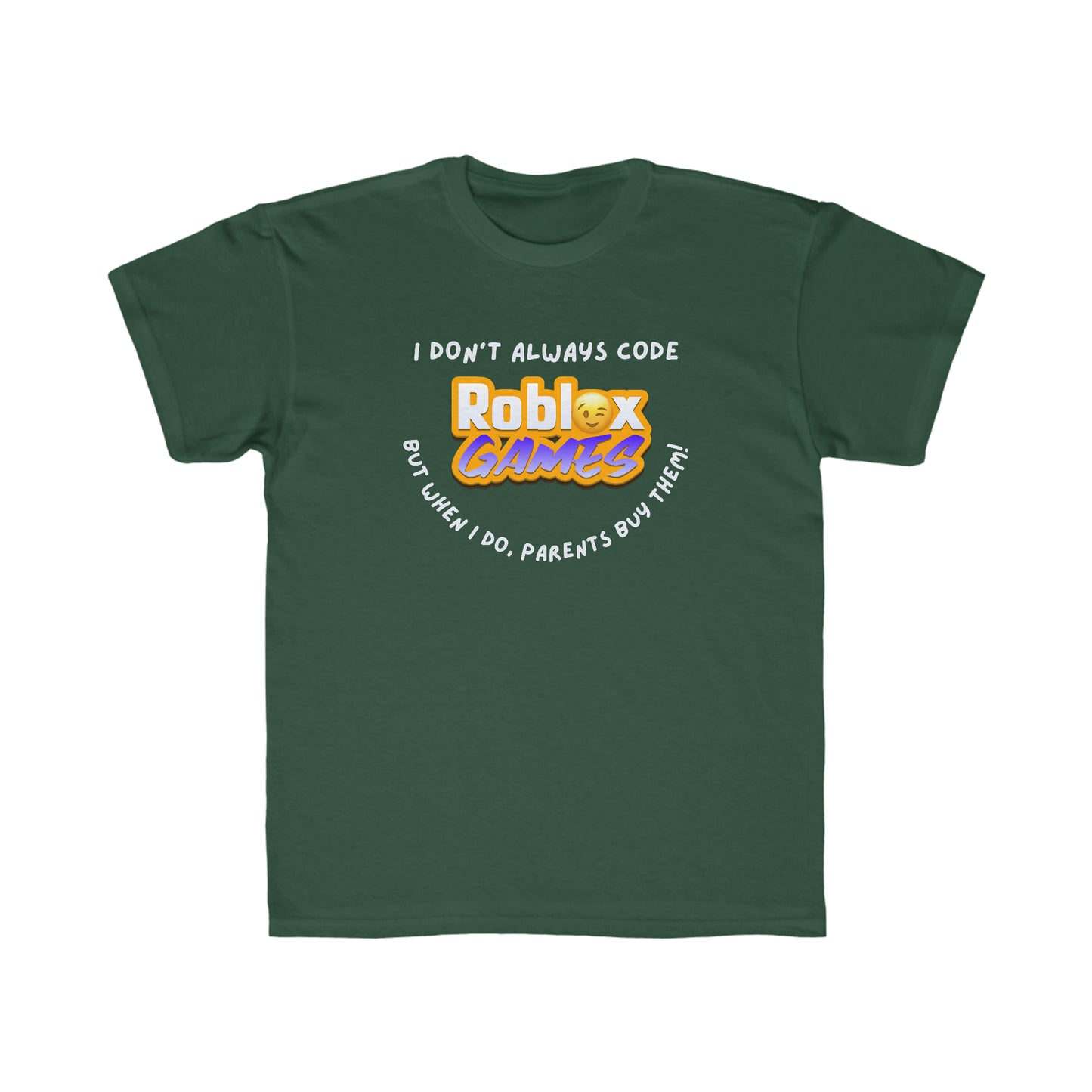 Roblox Game Coder Shirt | Sarcastic Kids' Game Developer Tee