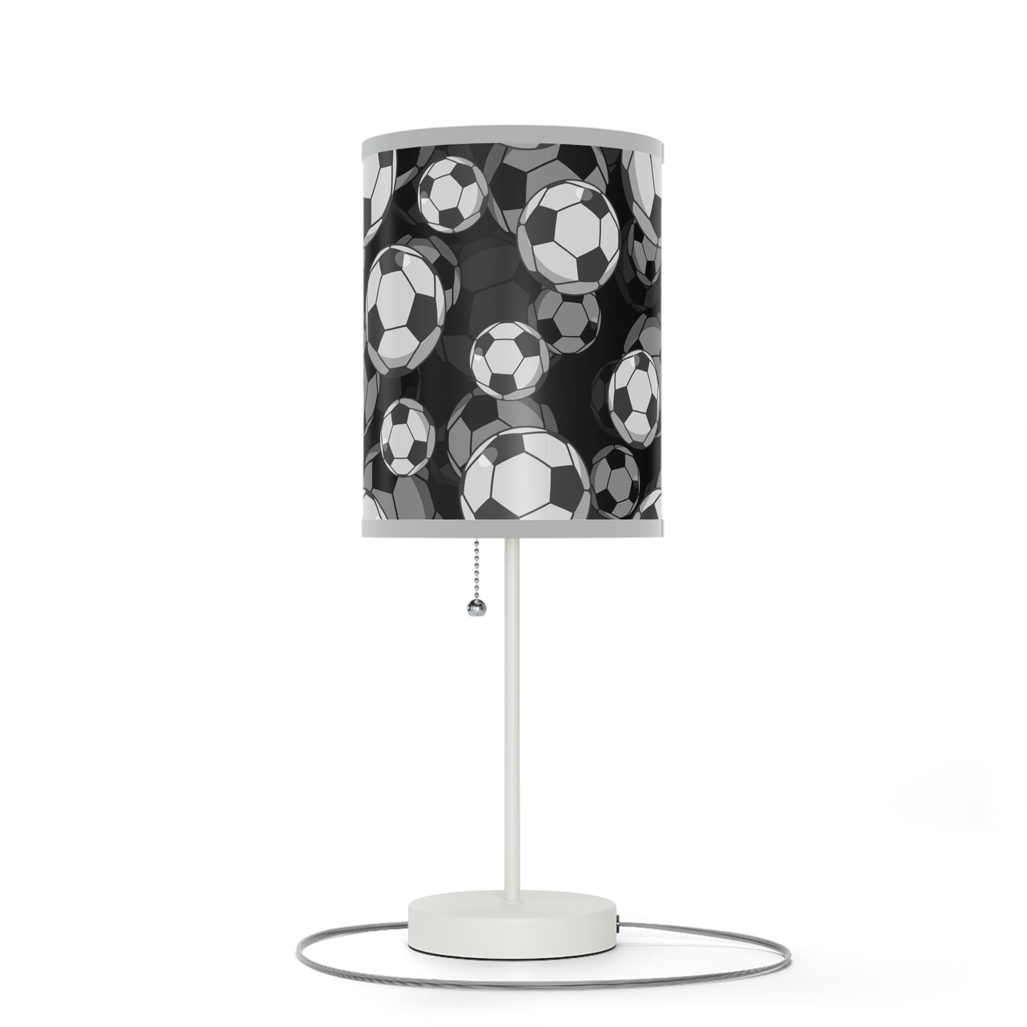 Soccer Fan Table Lamp, Soccer Player Merch, 3D Soccer Lamp Shade, Sports Player Gift - Free Shipping