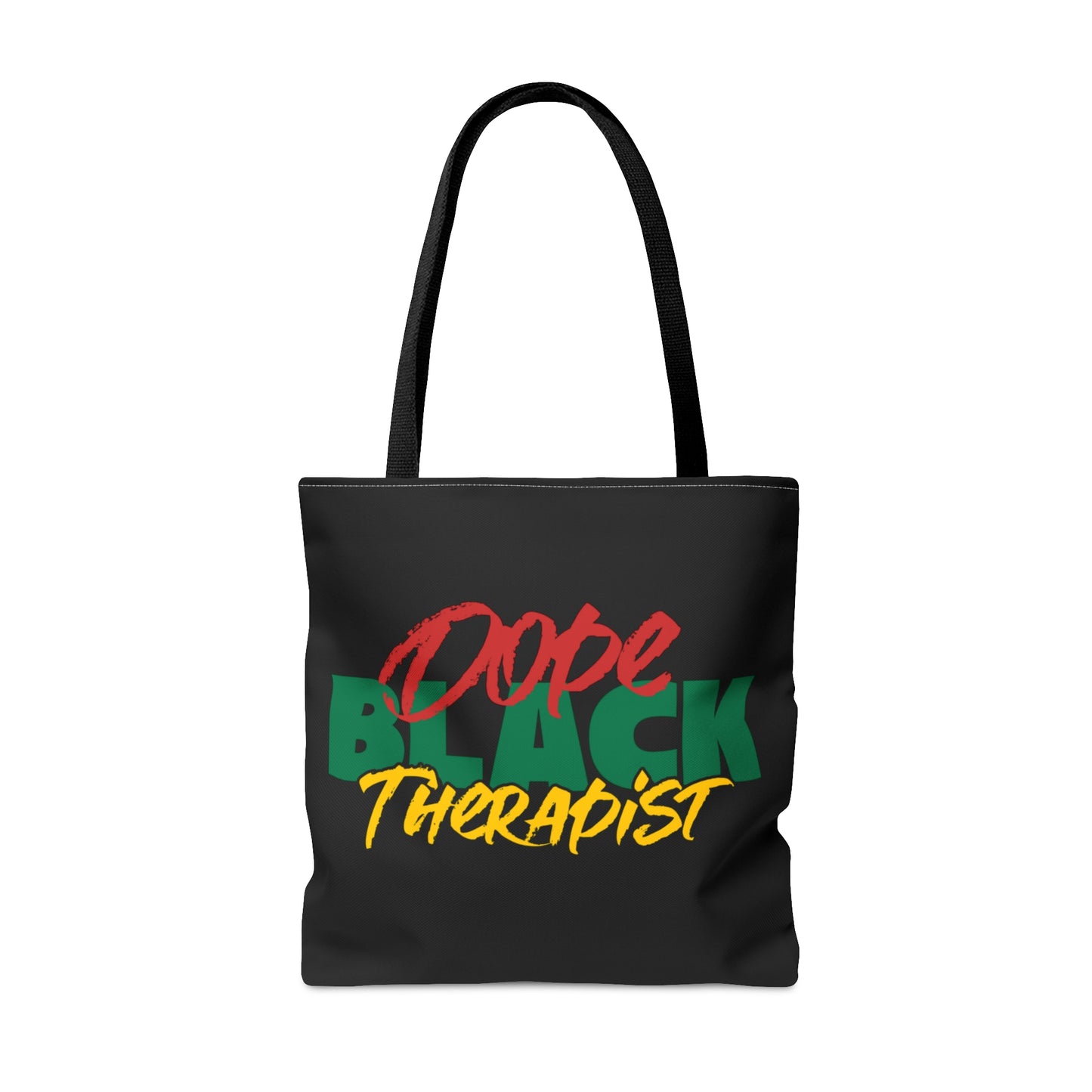 Black Medical Therapist Tote Bag, Mental Health Professionals Gift