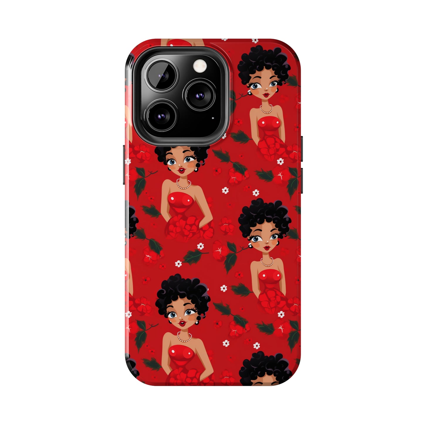 Black Betty Tough iPhone Case, African American Betty Boop iPhone Case