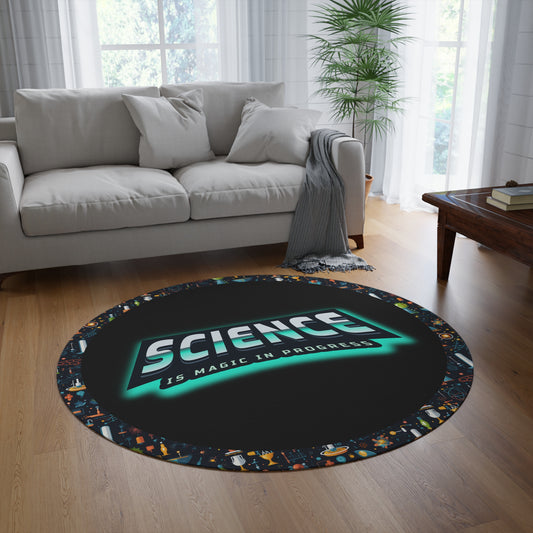 STEM: Science, Technology, Math, Engineering Educational Theme  Home & Classroom 60 Inch Rug