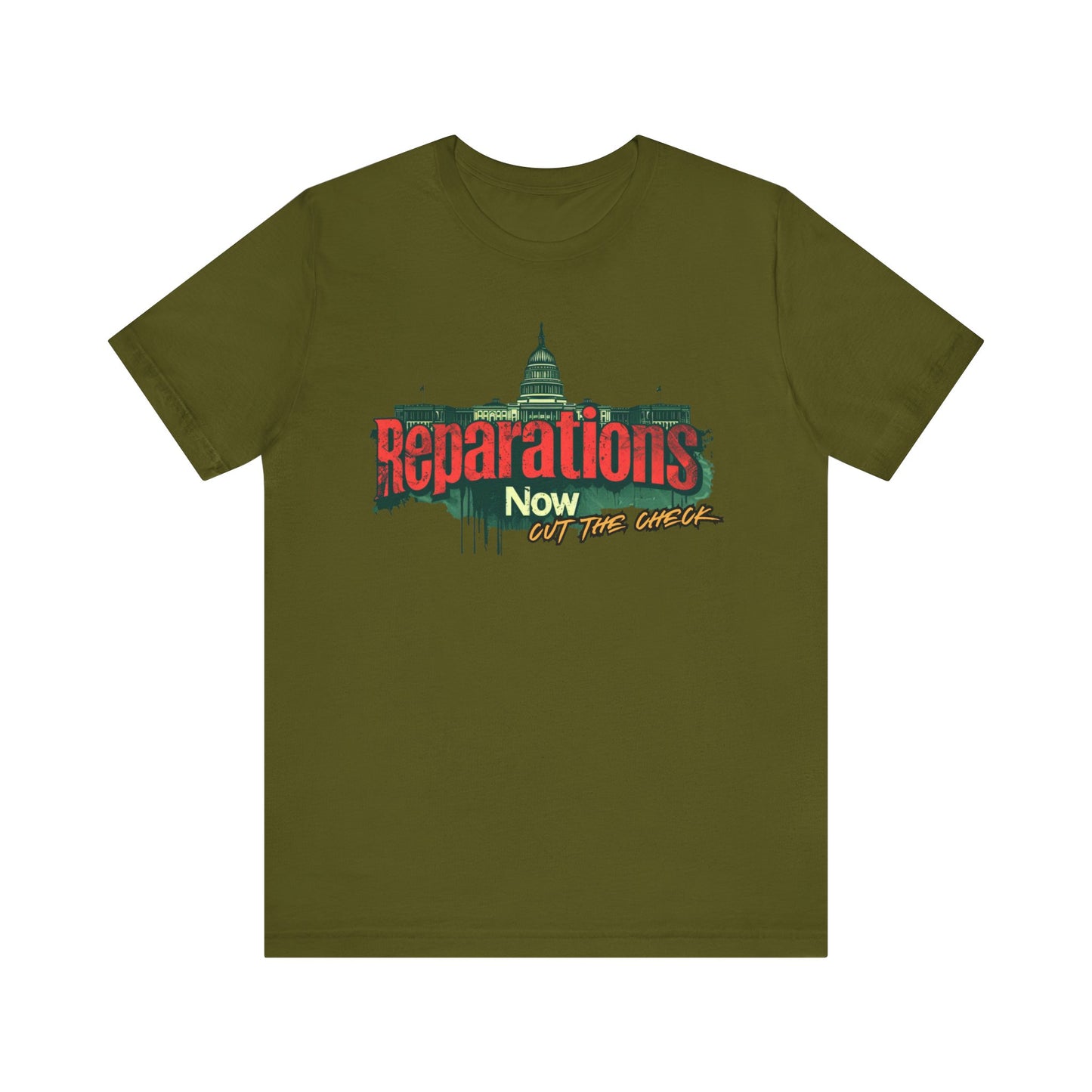 Reparations Now Unisex T-Shirt - Social Justice Tee, Cut The Check Activism Shirt