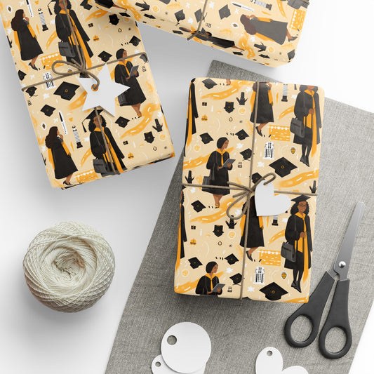 Class of 2024 Black Graduate Celebration Premium Wrapping Paper