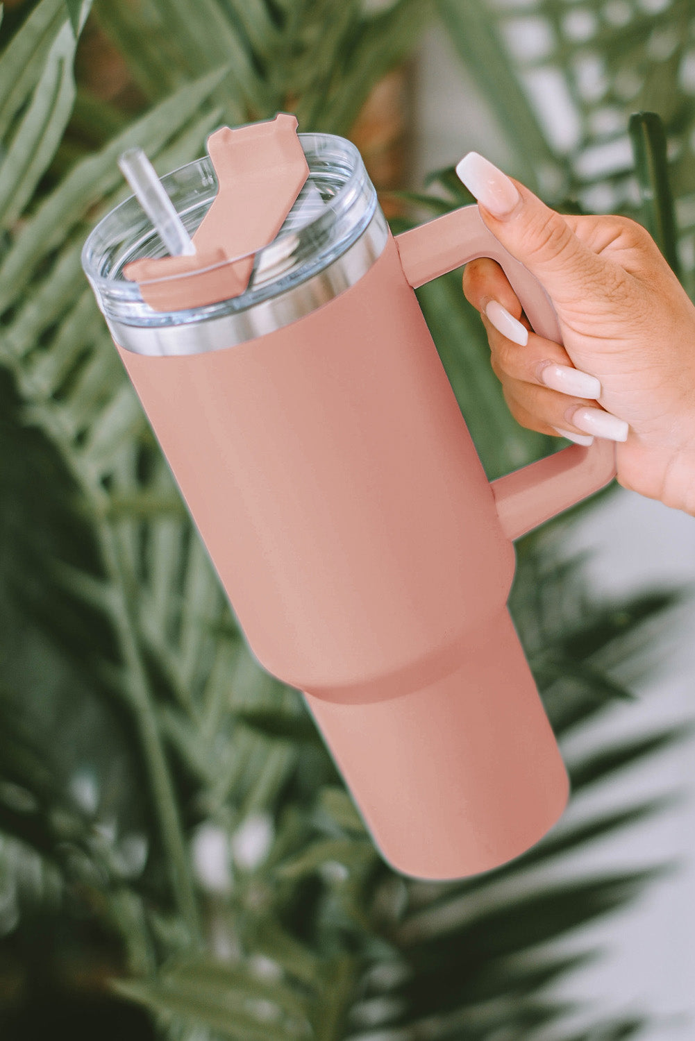 Pink  Stainless Steel Double Insulated 40oz Cup - Durable, Easy-to-Clean & Ergonomic Design