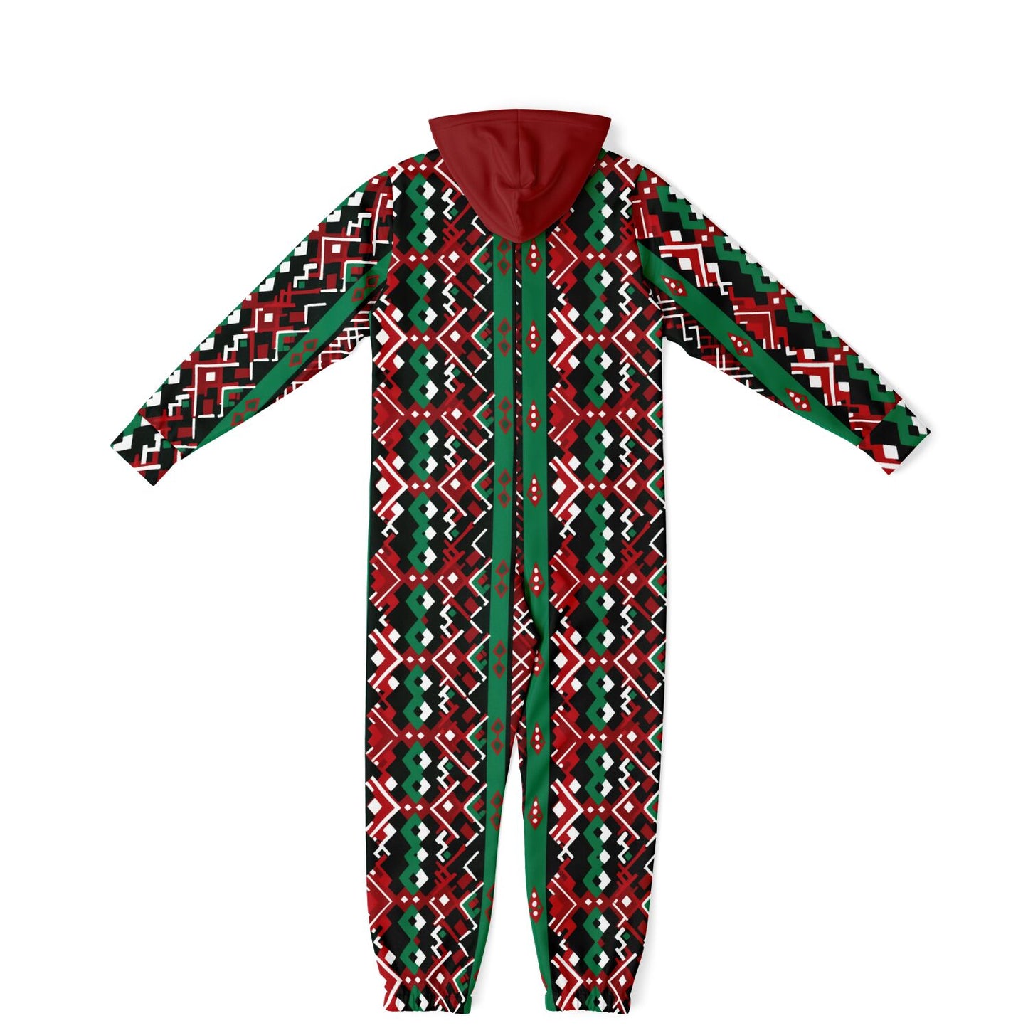 Mud Cloth African Print Christmas Jumpsuit | Adult Christmas Unisex Onesie  copy