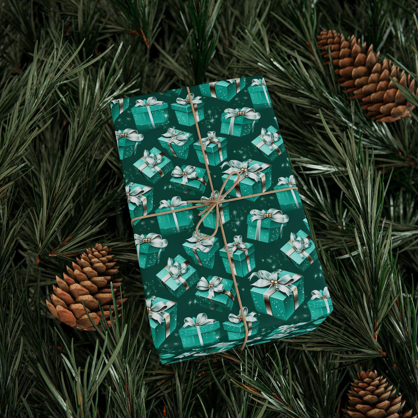 Robin's Egg Blue Gift Wrapping Paper,  Tiffany Inspired Gift Wrap