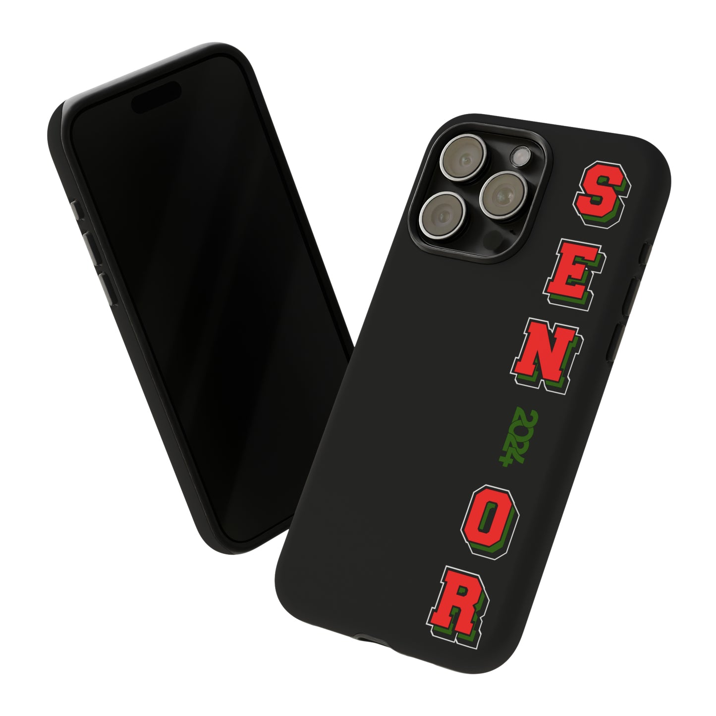 Red Black and Green Pan African Senior Class of 2024 Iconic Double-Layer Phone Case