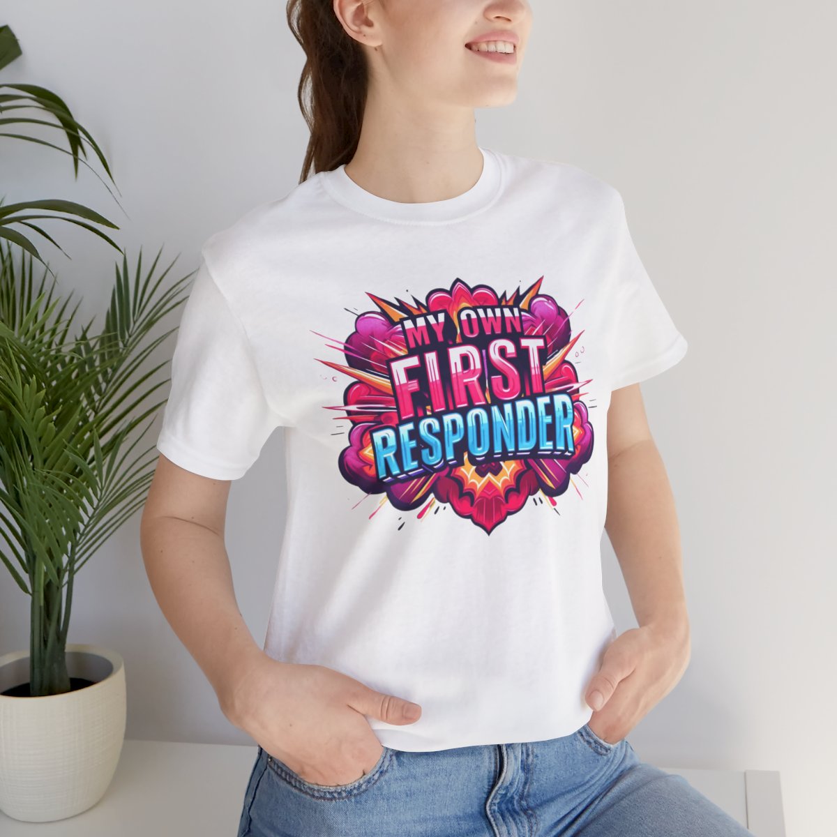 Empowered Women Pro-2A Tee, My Own First Responder Gun Girl Range Day Shirt