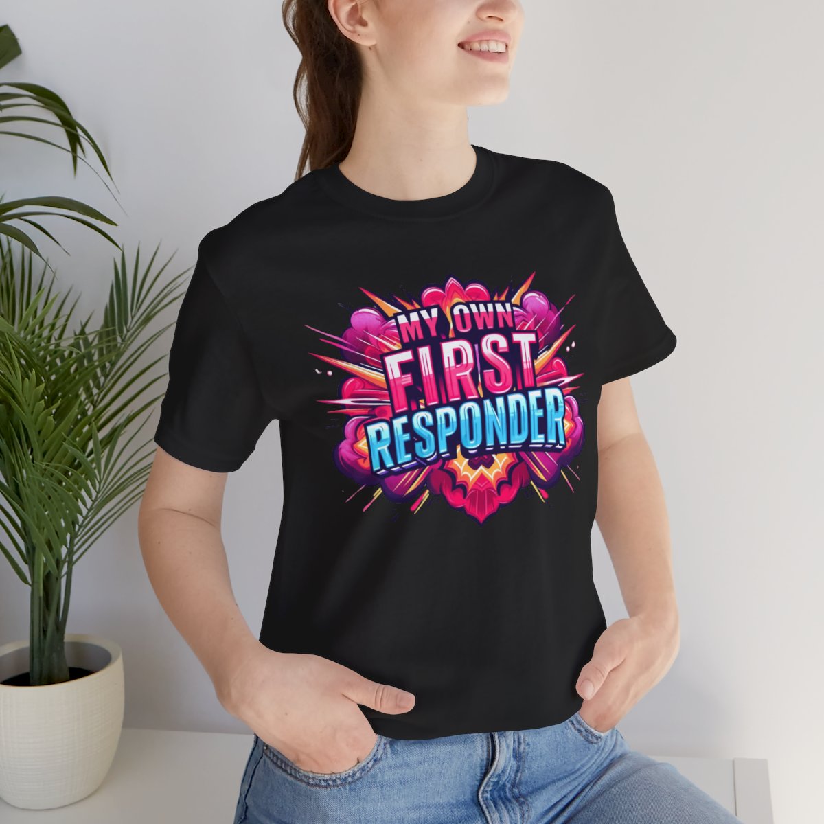 Empowered Women Pro-2A Tee, My Own First Responder Gun Girl Range Day Shirt