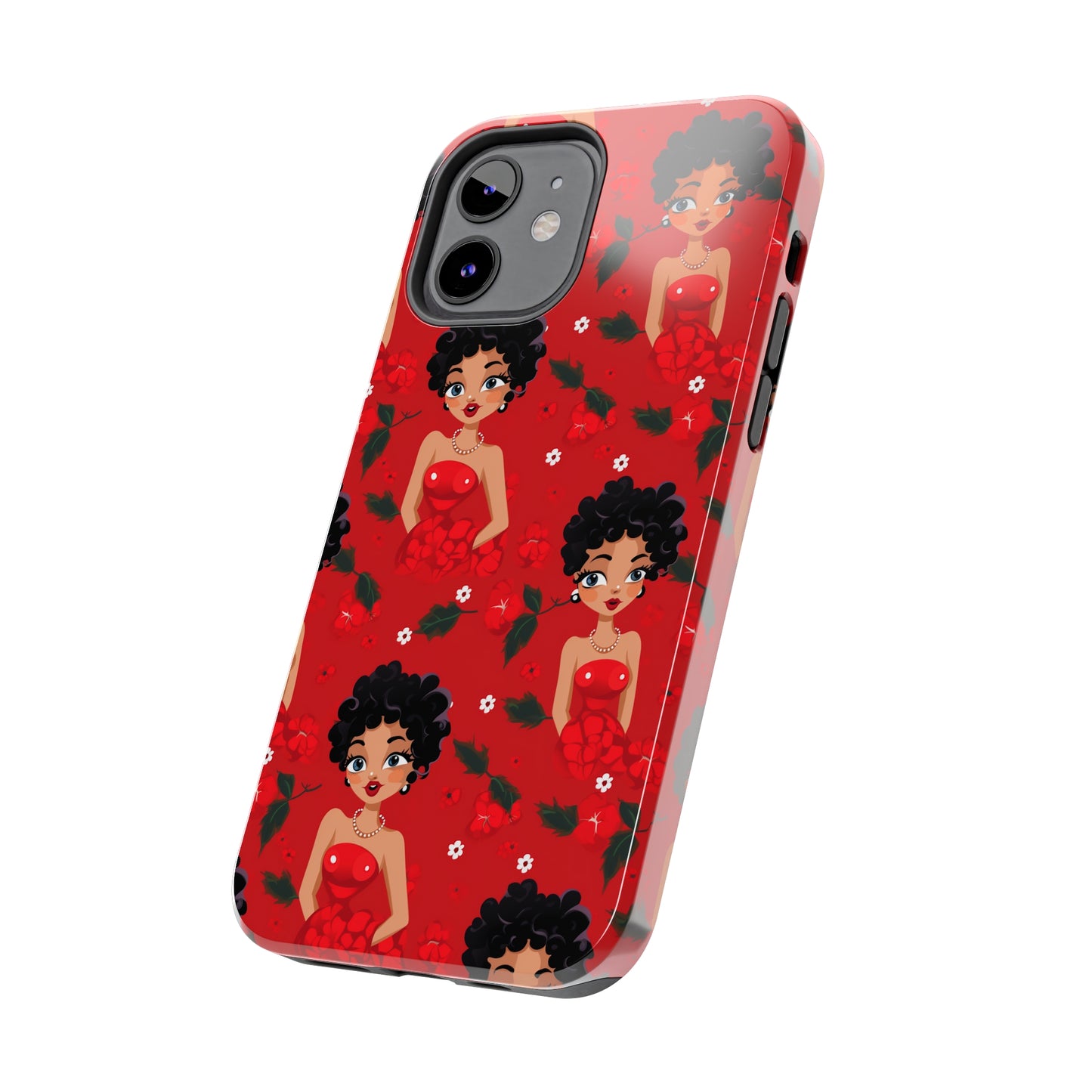 Black Betty Tough iPhone Case, African American Betty Boop iPhone Case