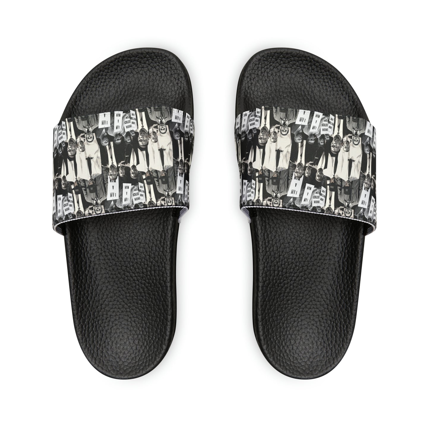 Civil Rights Black History Men's Slide Sandals, Civil Rights Symbol