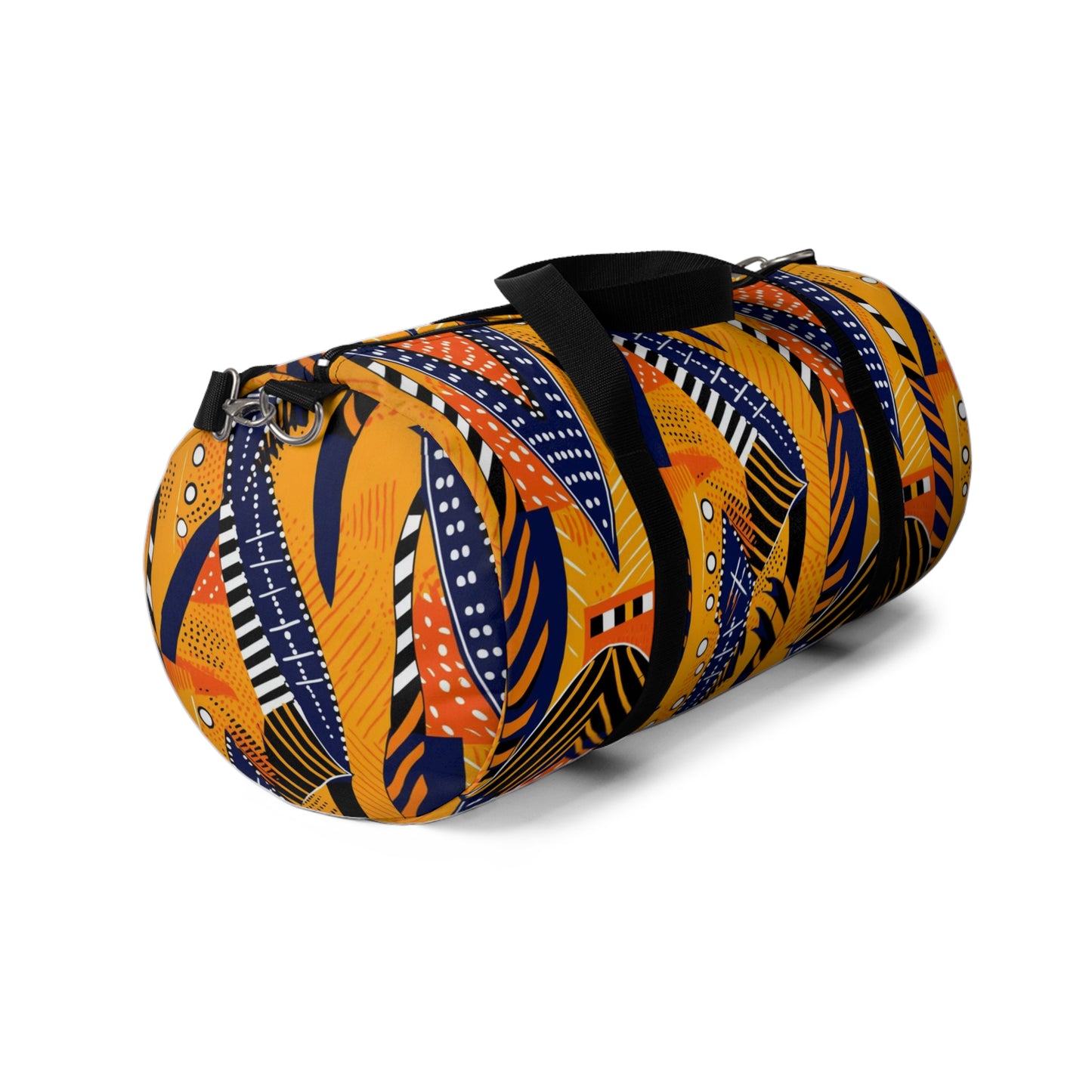 African Kente Inspired Print Duffel Bag ,Ethnic Print Travel Bag