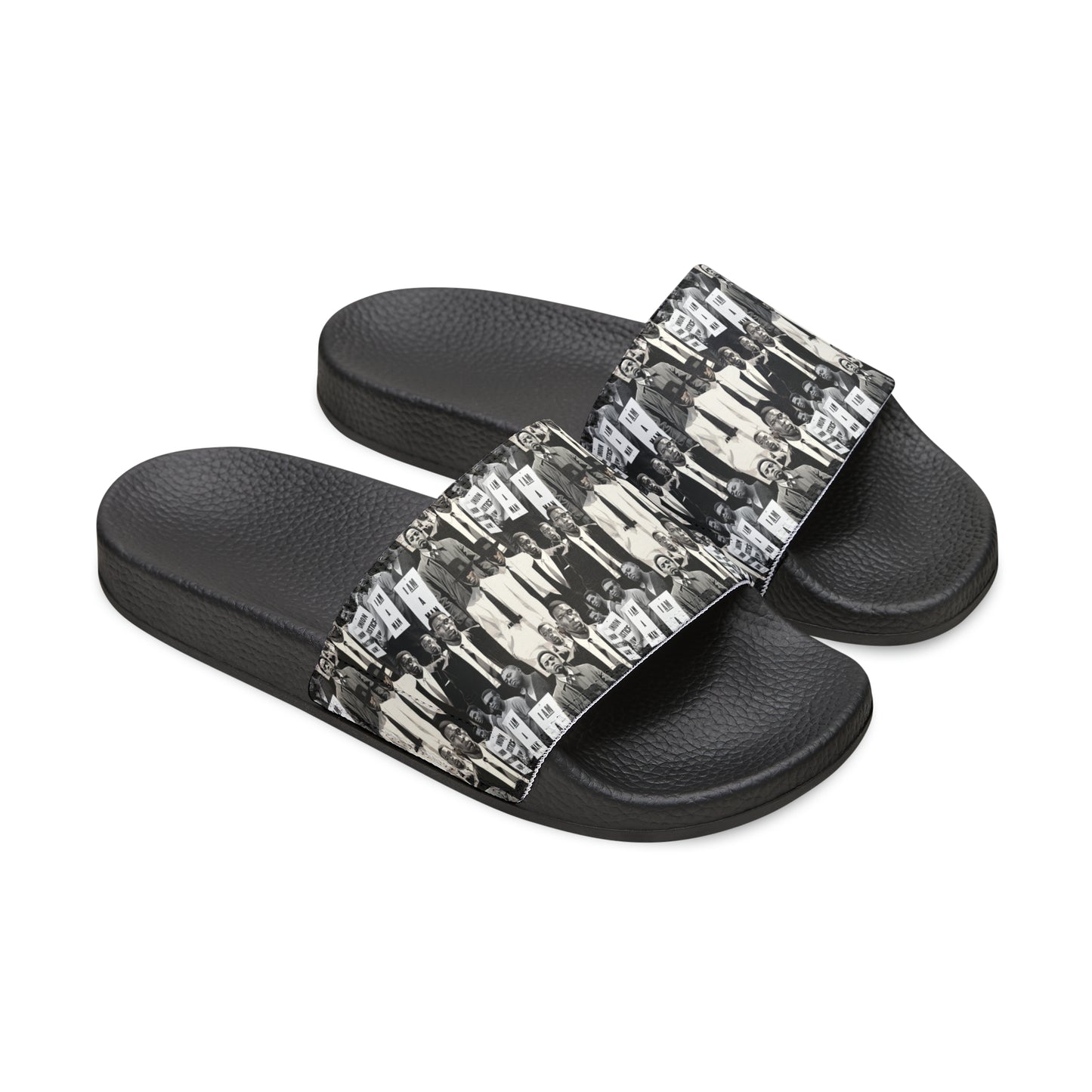 Civil Rights Black History Men's Slide Sandals, Civil Rights Symbol