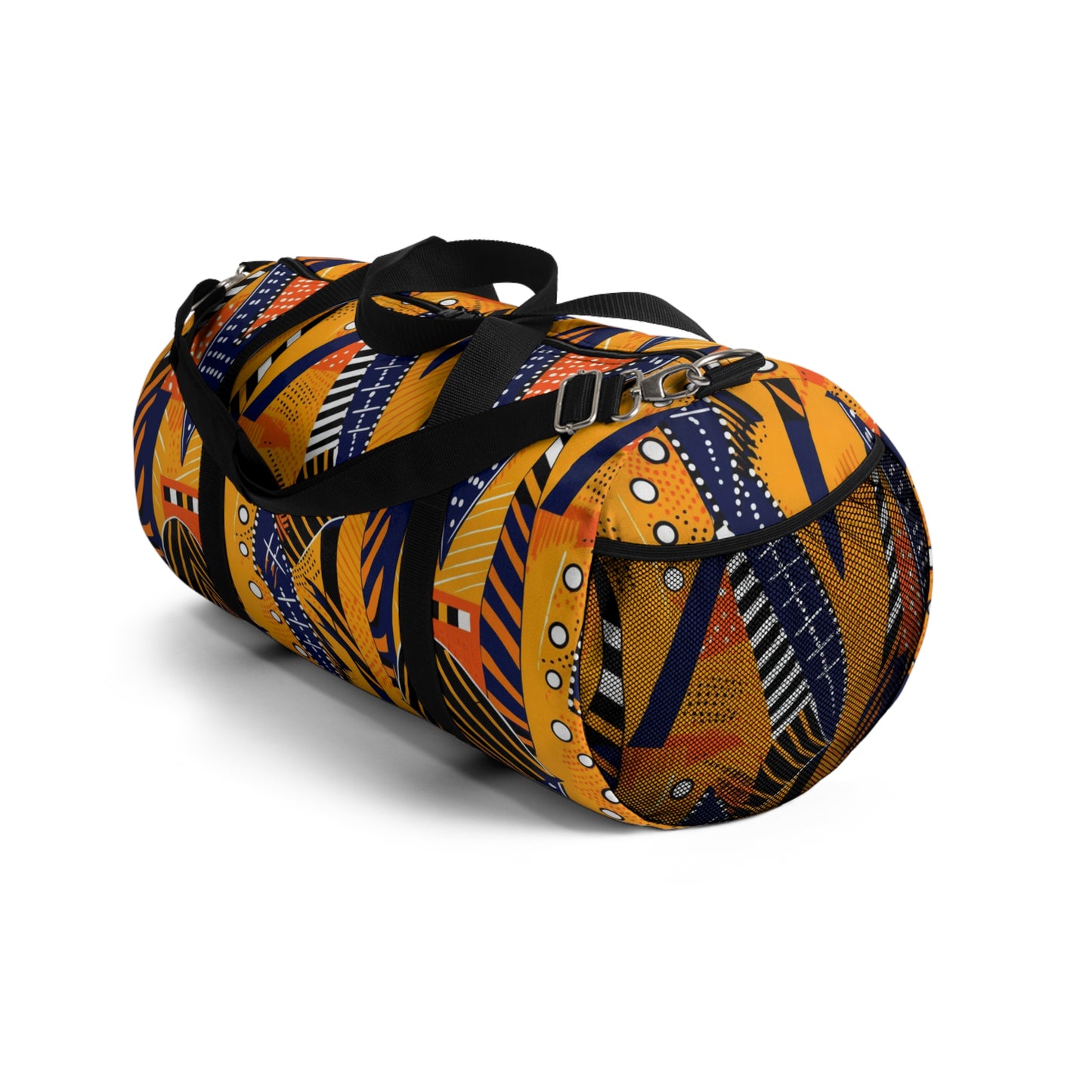 African Kente Inspired Print Duffel Bag ,Ethnic Print Travel Bag