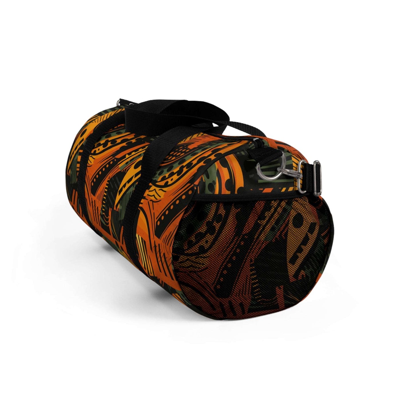 African Ankara Print Duffle Bag, African Wax Print Overnight Bag. Tribal Print Travel Bag