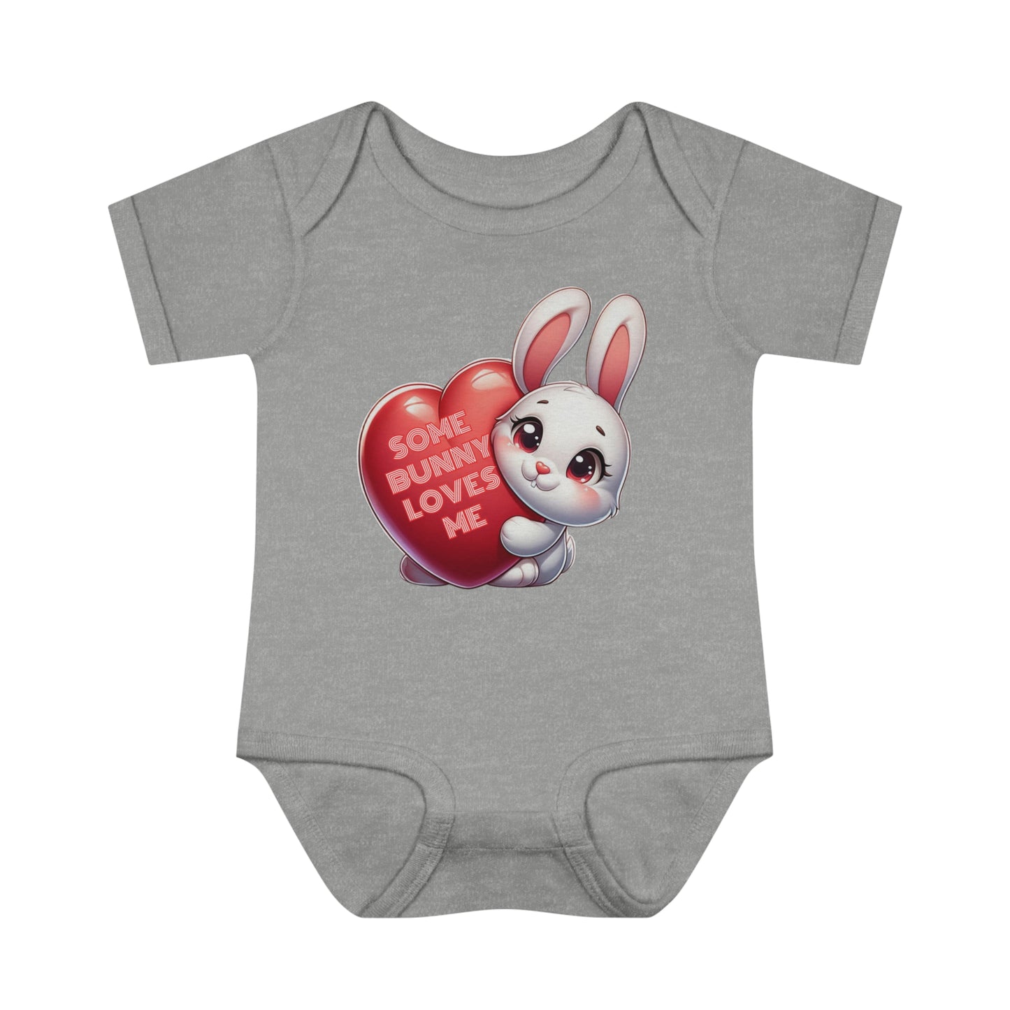 Some Bunny Loves Me Easter Bunny Infant Bodysuit, Funny Easter Themed Baby Onesie