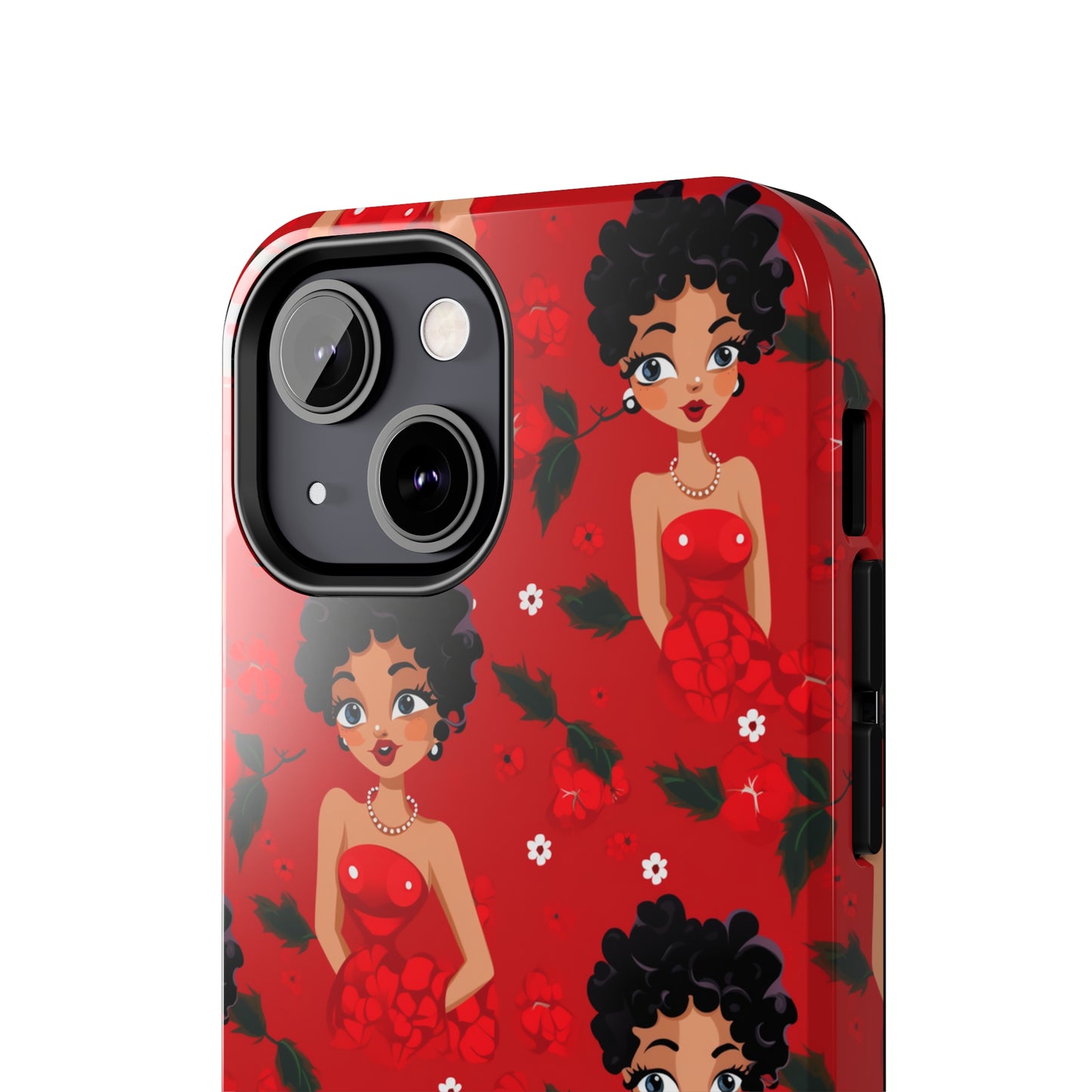 Black Betty Tough iPhone Case, African American Betty Boop iPhone Case